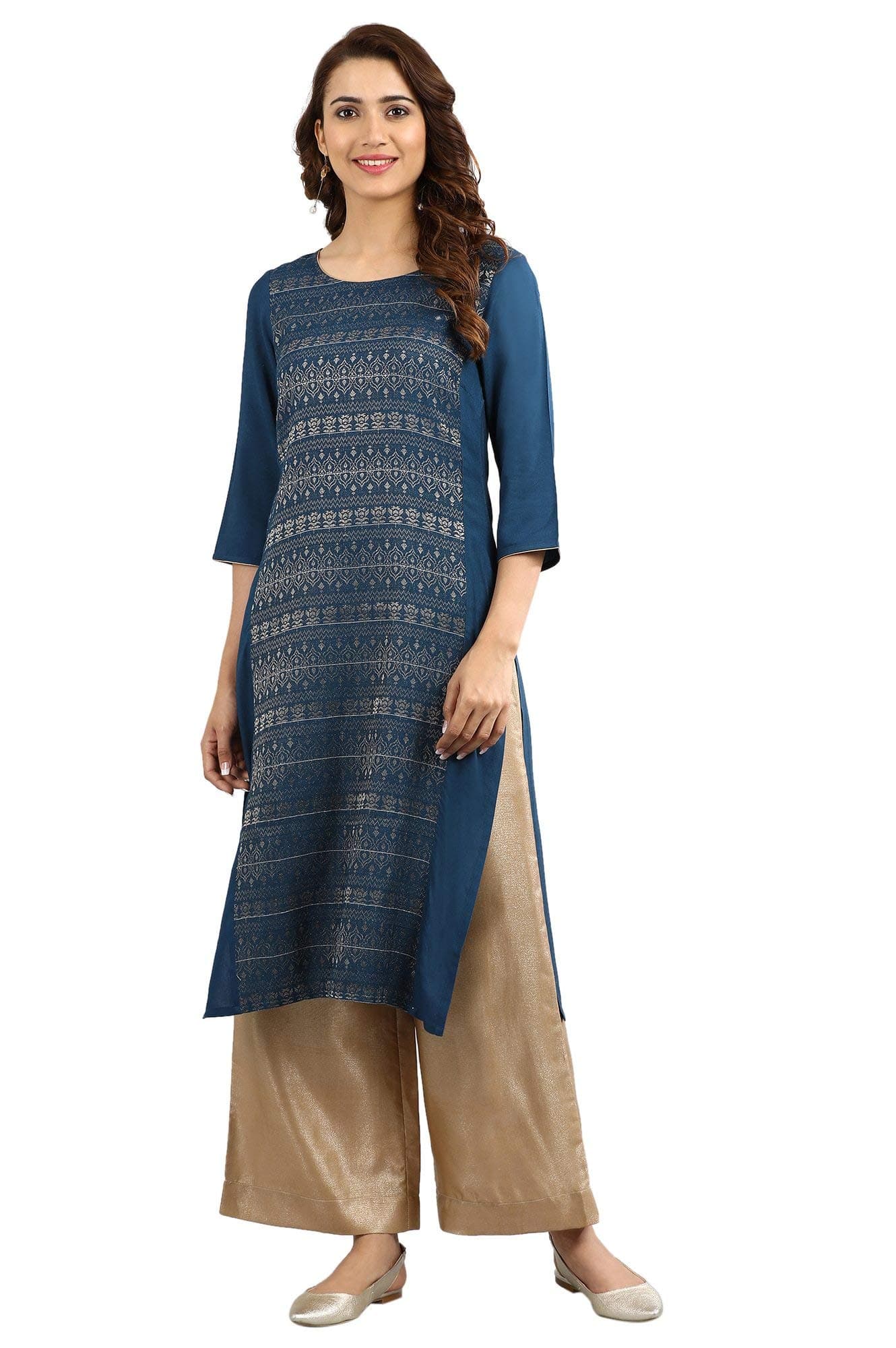 Aurelia Women's Crepe Palazzo Bottom