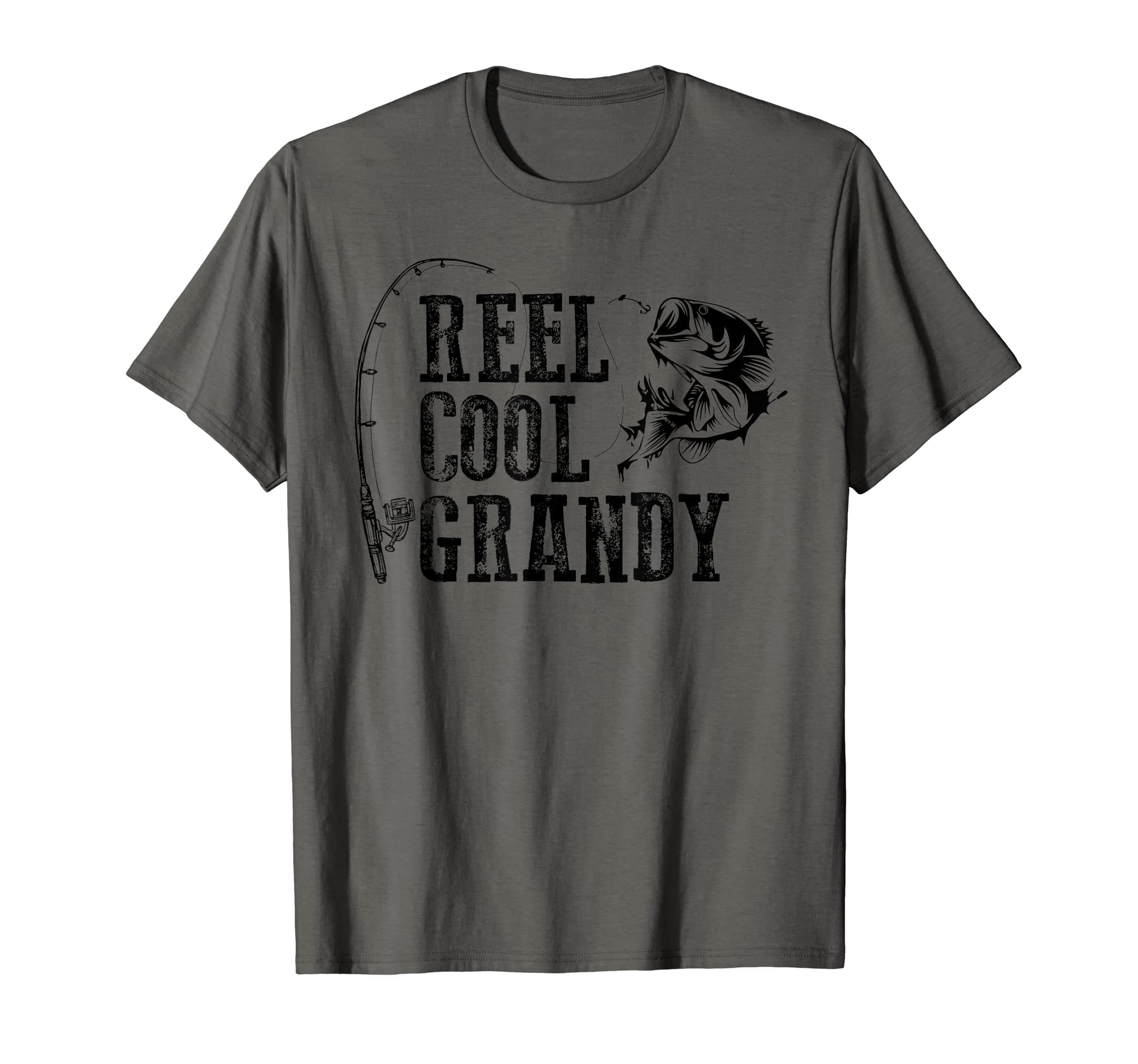 Grandy Fishing: Reel Cool Grandy Funny Gift T-Shirt