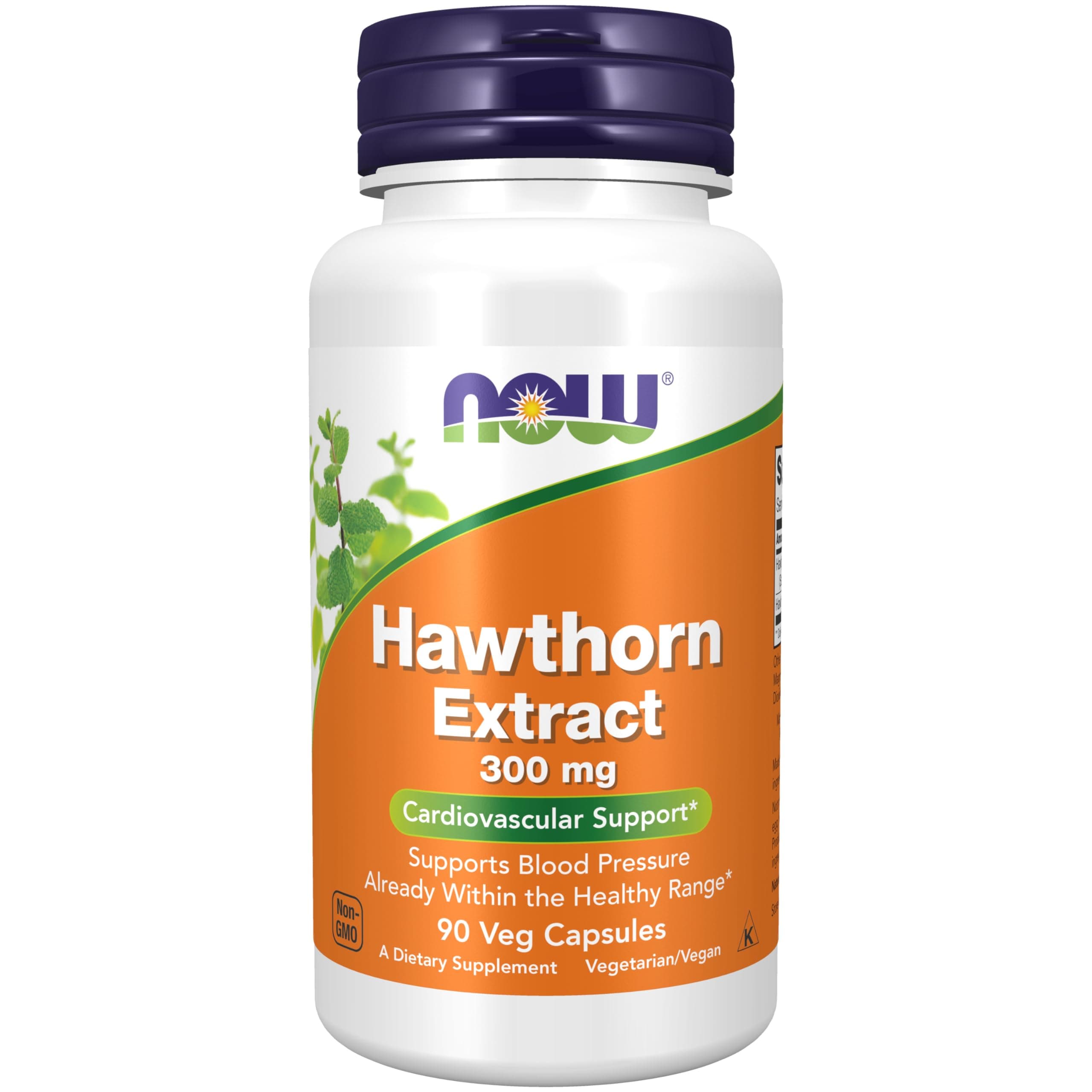 NOW Foods - Hawthorn Extract 300 Mg 90 Vegetarian Capsules