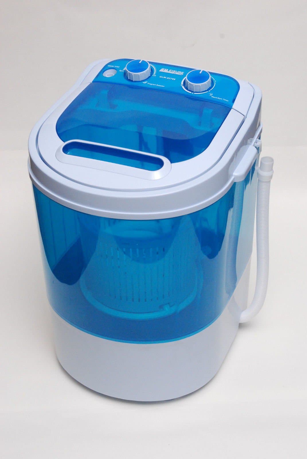 PORTABLE 230V 3KG MINI WASHING MACHINE IDEAL FOR CARAVAN MOTORHOMES + SPIN DRYER FUNCTION