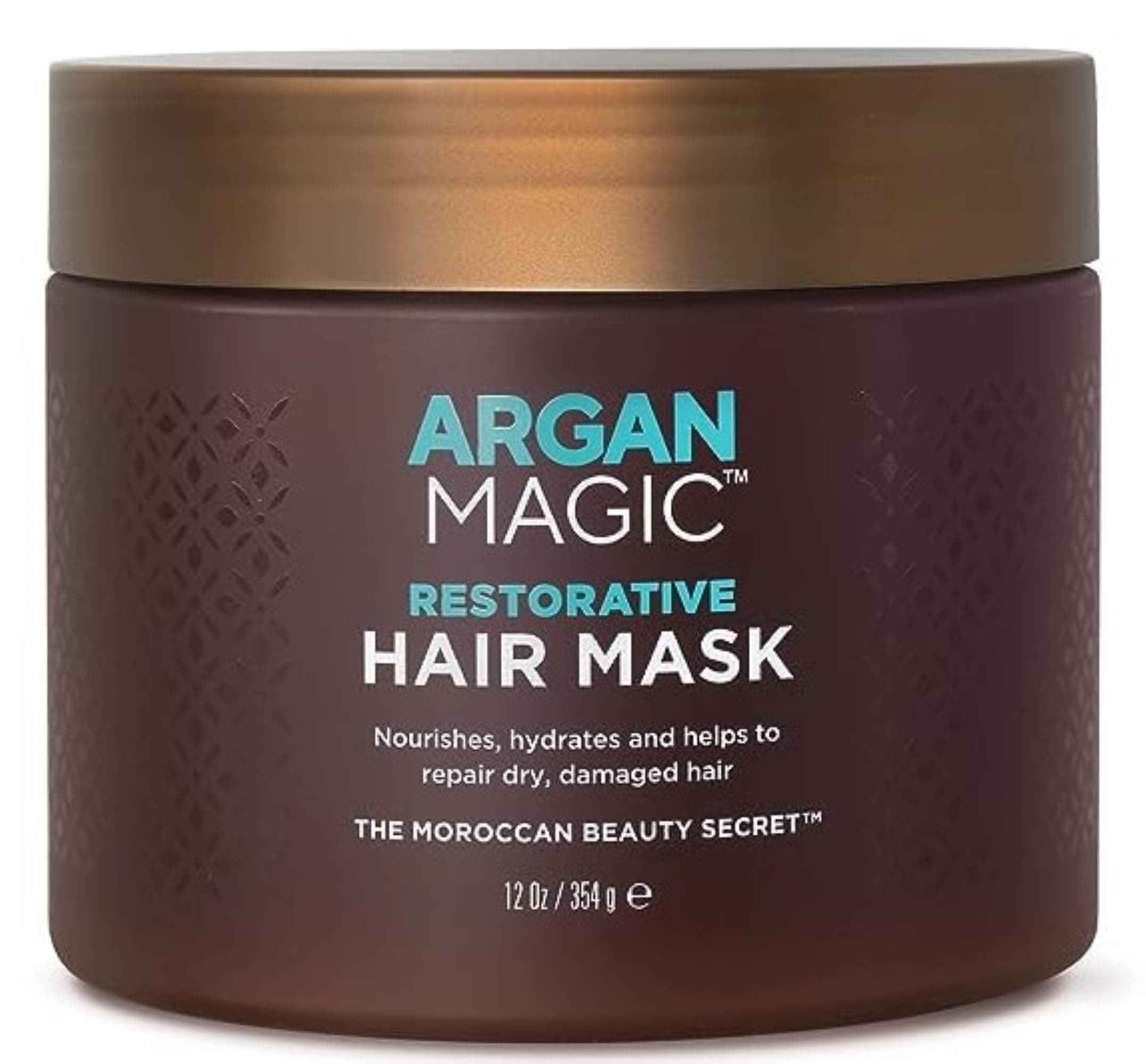 Argan Magic Restorative Hair Mask - Protein Rich Conditioning Hair Mask that Hydrates, Restores And Repairs Damaged Hair | Paraben Free, (12 oz)