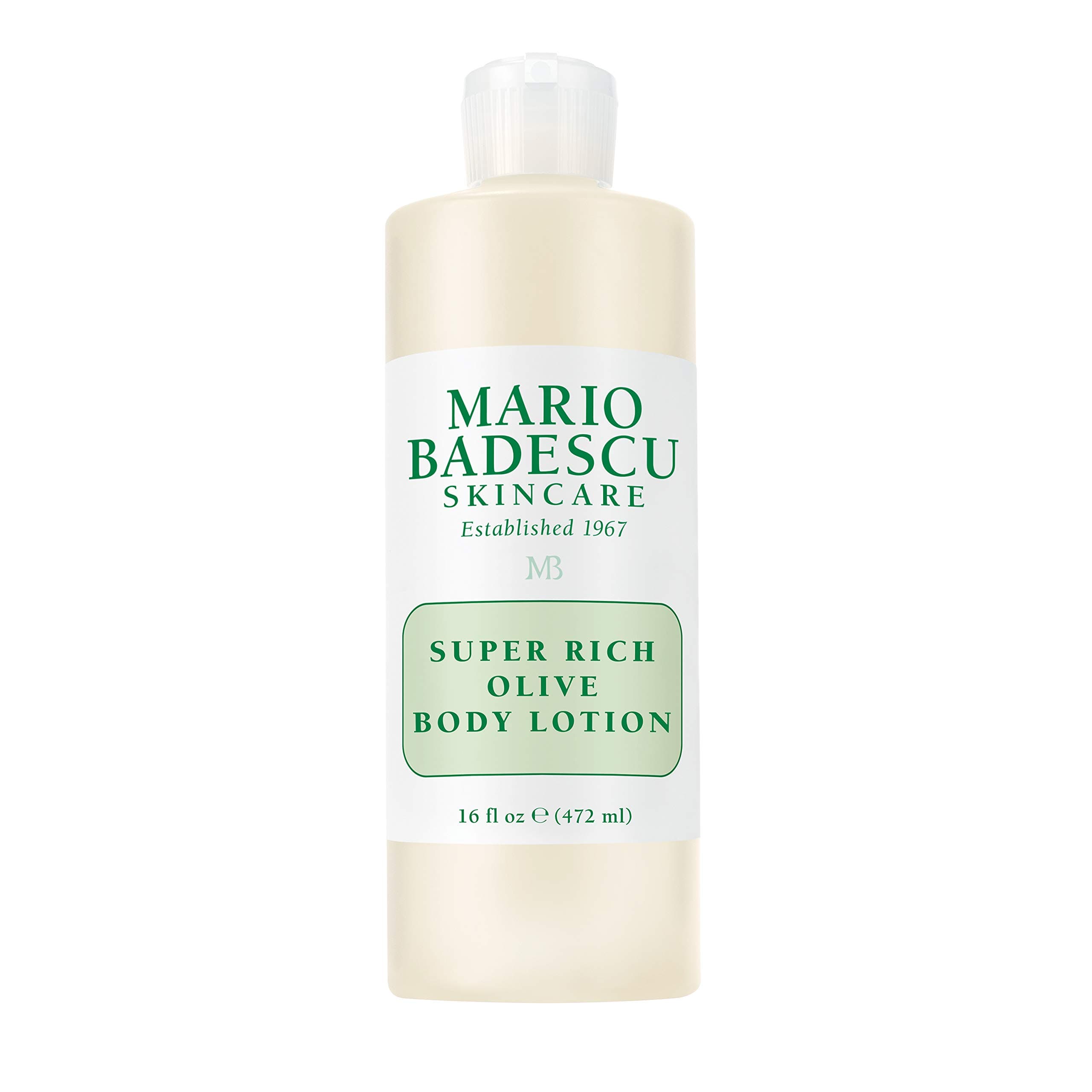 Super Rich Olive Body Lotion for Dry Skin, Non-Greasy and Creamy Skin Care Moisturizer Infused with Olive Oil, Ideal for All Skin Types, 16 Fl Oz