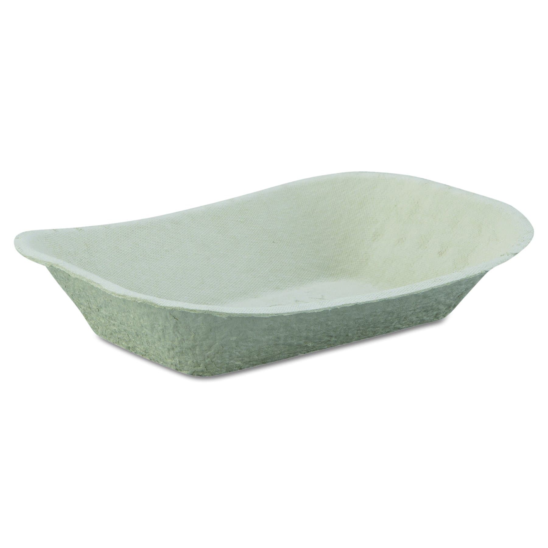Chinet 10404CT Savaday Molded Fiber Food Tray, Beige, 5-1/2x7-1/2, 250 per Bag (Case of 1000)