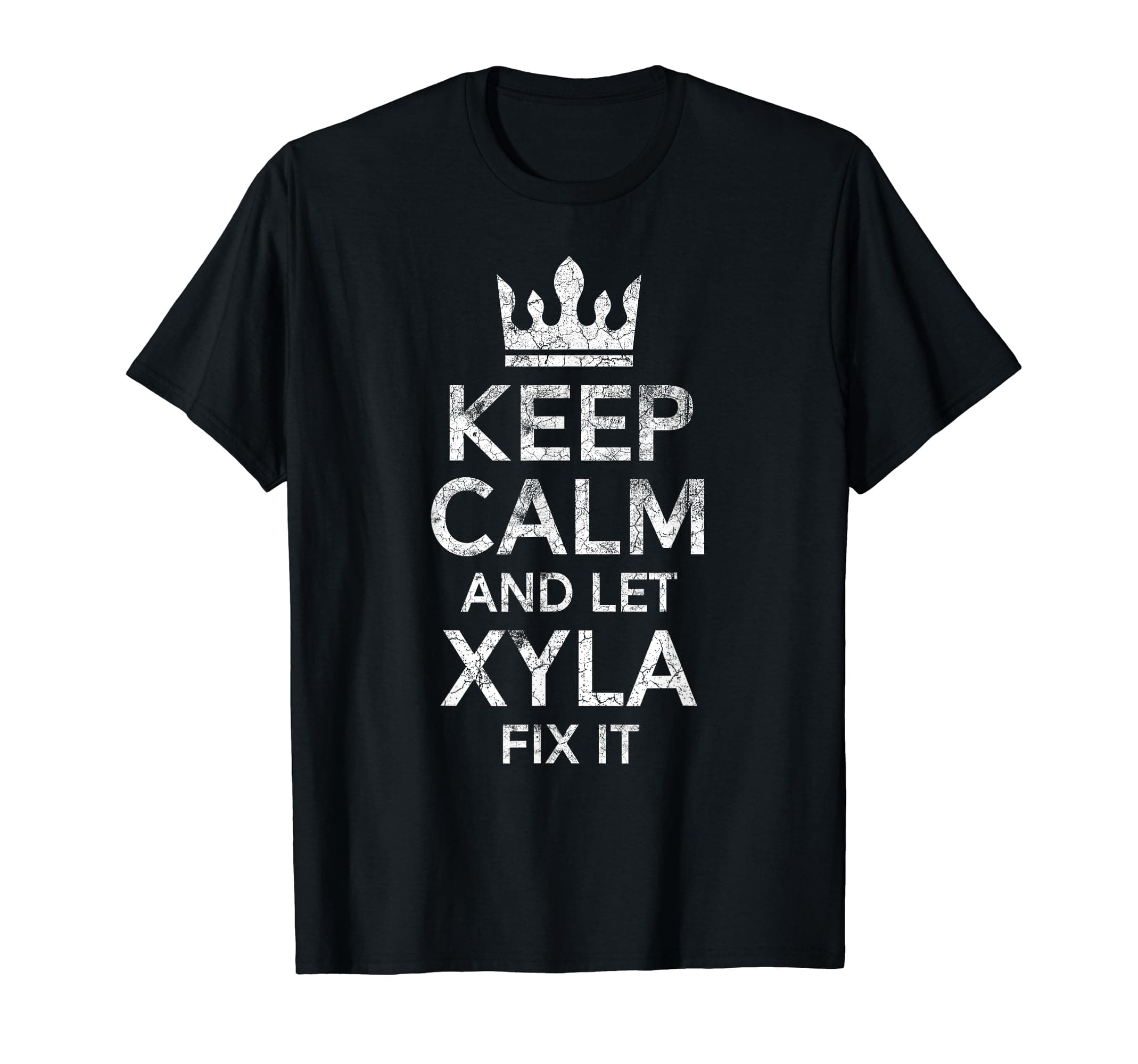 Cute Vintage Personalized Keep Calm for Xyla T-Shirt
