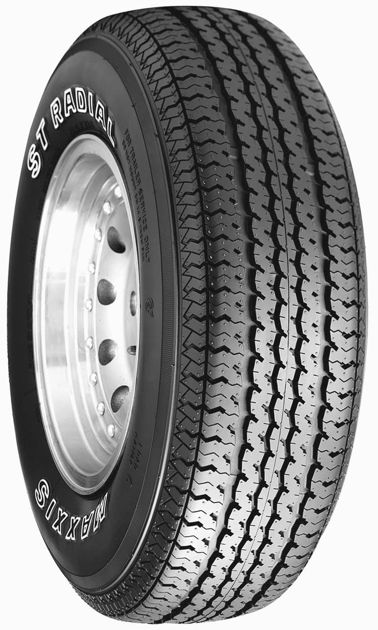 Tire: MAXXIS TIRE; ST205 - 75R15; 6 ply; Trailer; M8008 St Radial; Load 1820