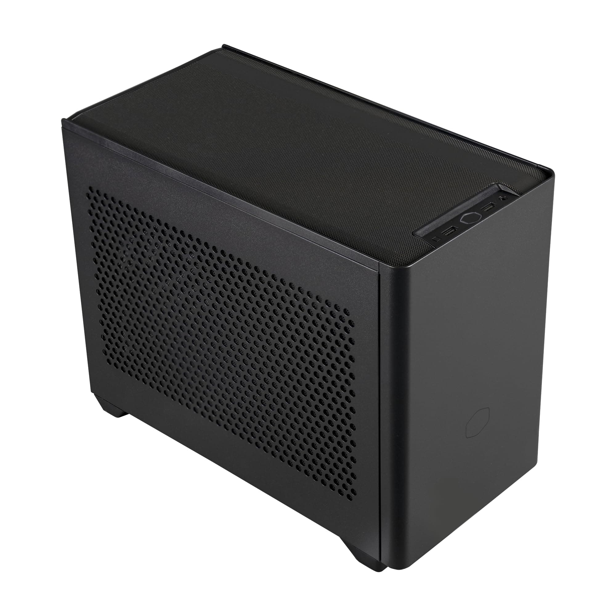 Cooler Master nr200 sff small form factor mini-itx case with vented panel, triple-slot gpu, tool-free and 360 degree accessibility, without pci riser