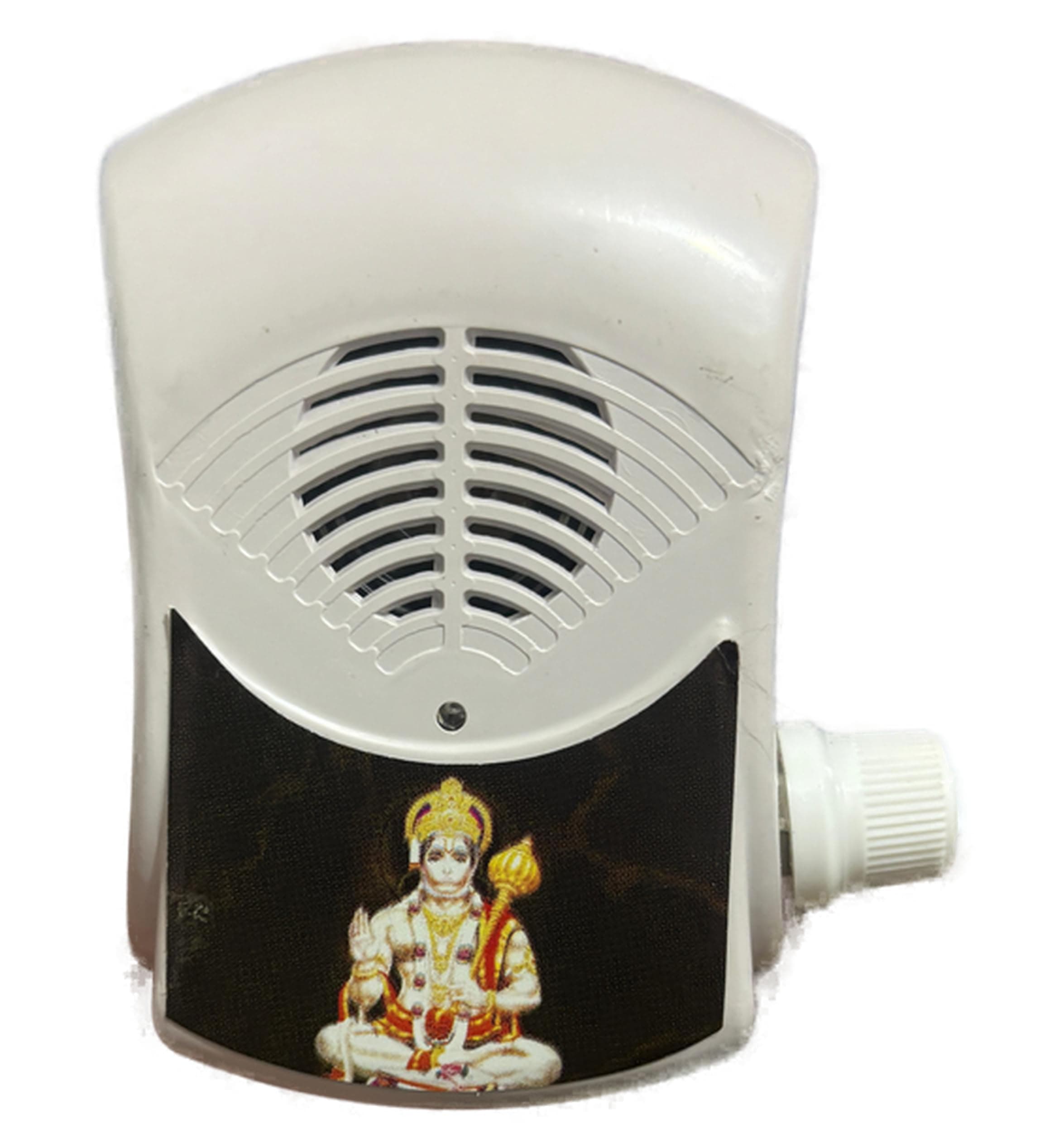 Electric Hanuman Chalisa & Gayatri Mantra Continuous Spiritual Chanting Mantra Pooja Box 2 in 1 Spiritual Devotional Bell Just Plug & Play