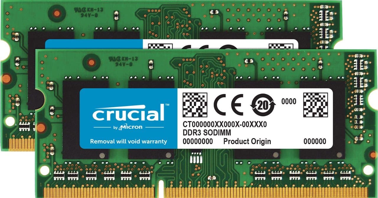 8GB Kit (4GBx2), 204-pin SODIMM, DDR3 PC3-12800,