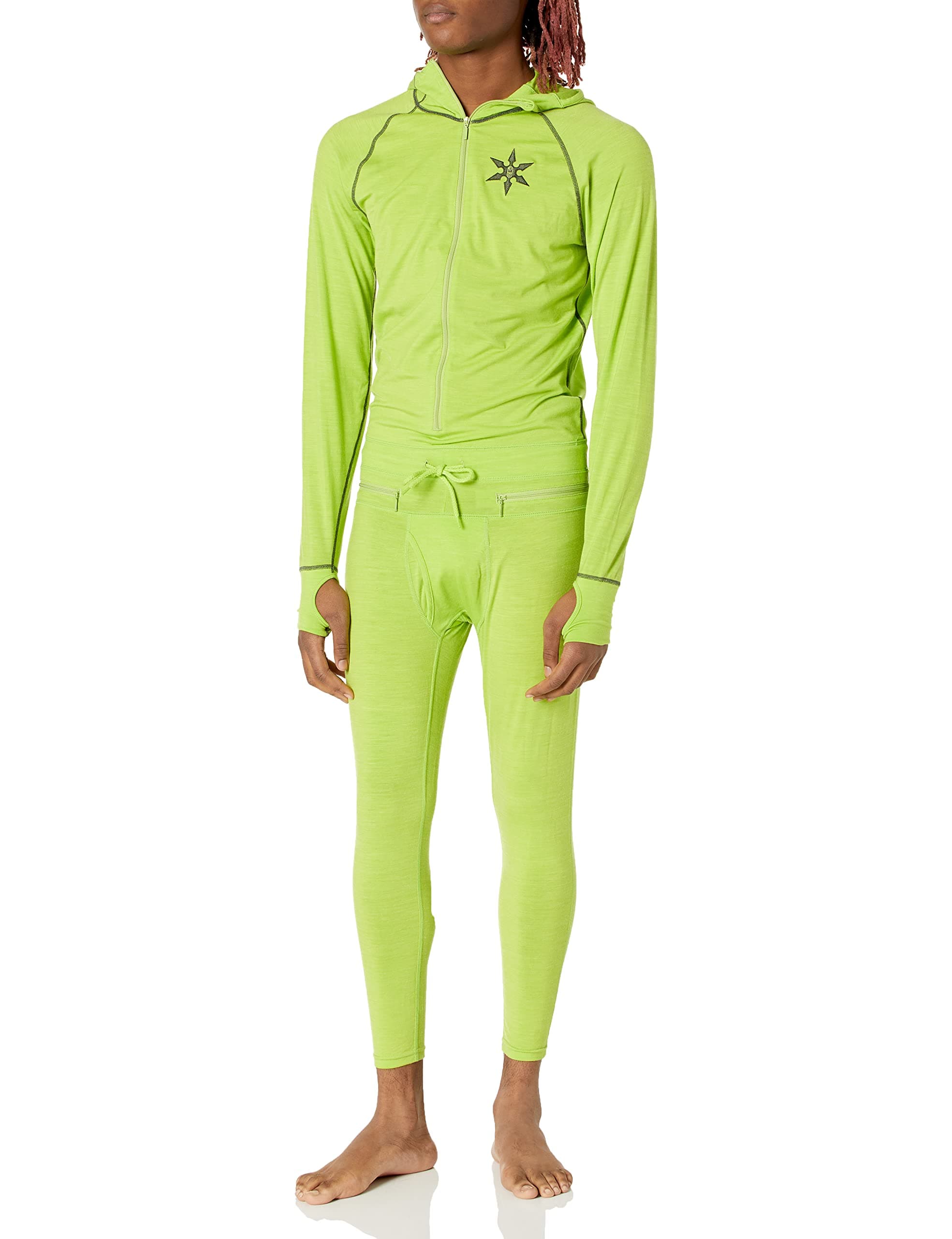 AIRBLASTER Men's Merino Hooded Outdoor Base Layer Ninja Suit