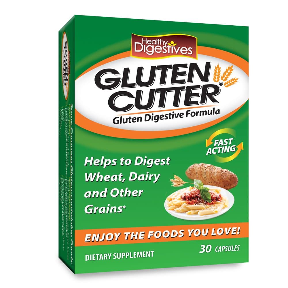 Healthy Delights Natural Systems Digestives Gluten Cutter,30 Capsules 129278