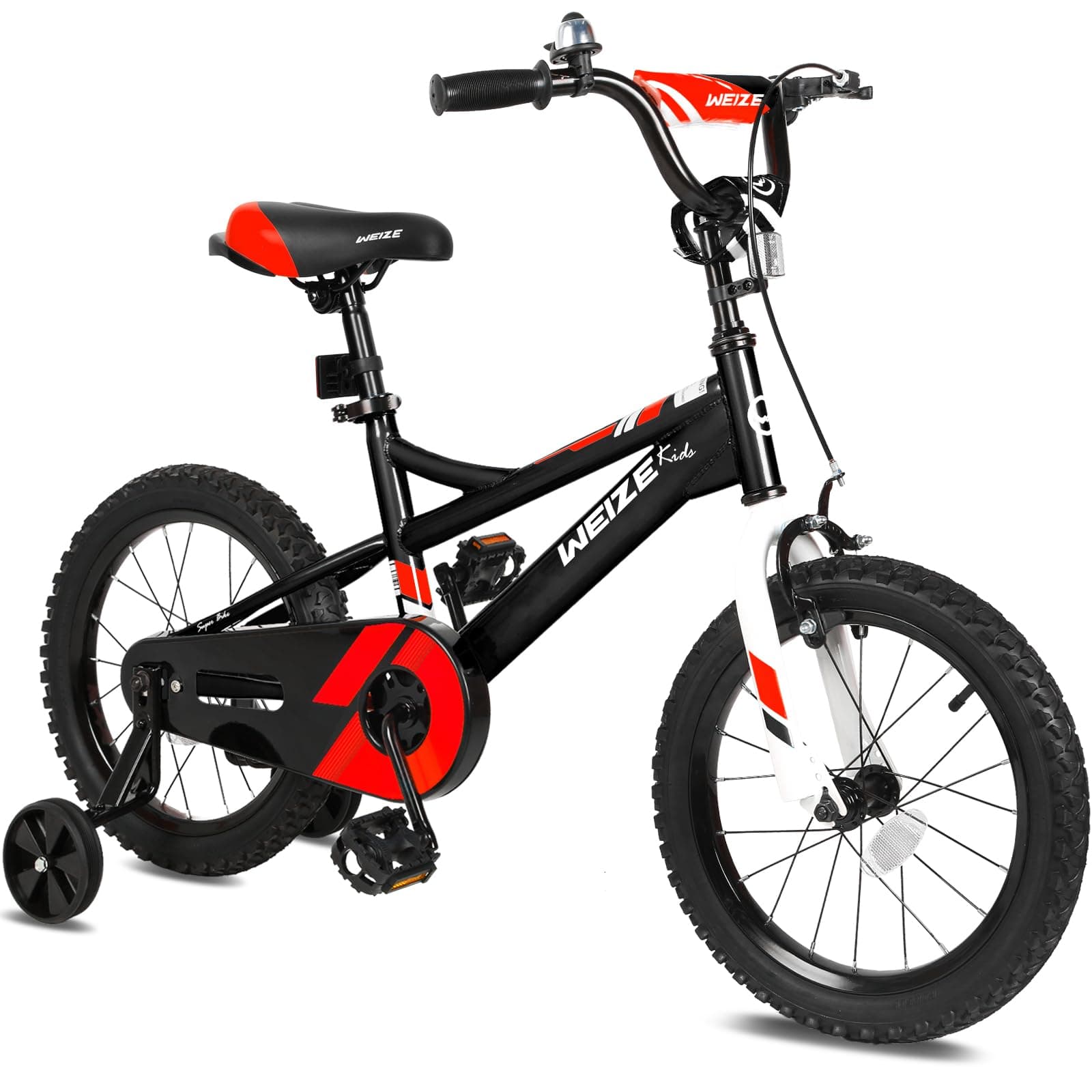 WEIZE Kids Bike,14 16 20 Inch Children Bicycle for Boys Girls Ages 3-12 Years Old, Rider Height 32-60 Inch, Coaster Brake, Multiple Color Options