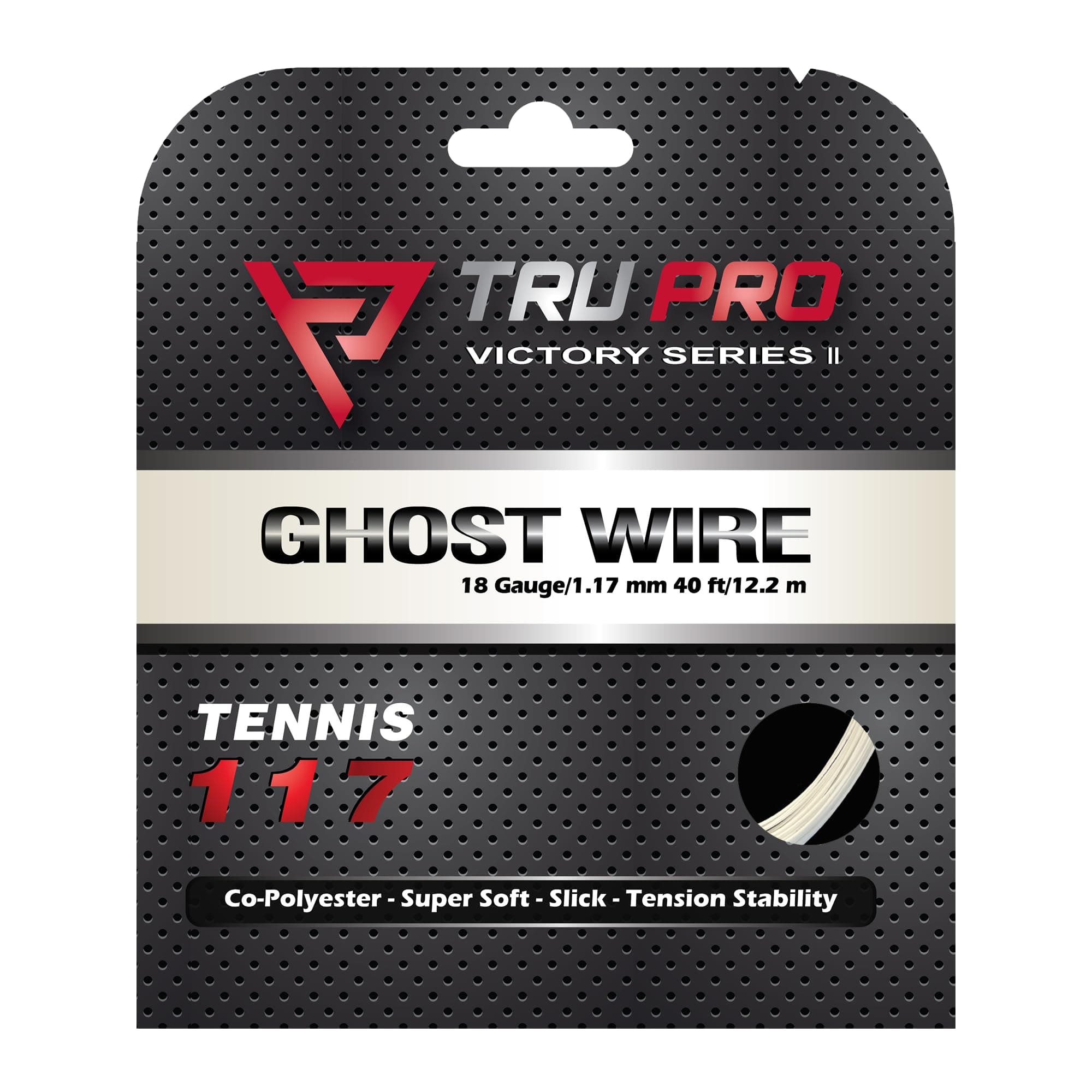 - TRU PRO Ghost Wire - Tennis String (Poly): Super Soft and Arm Friendly