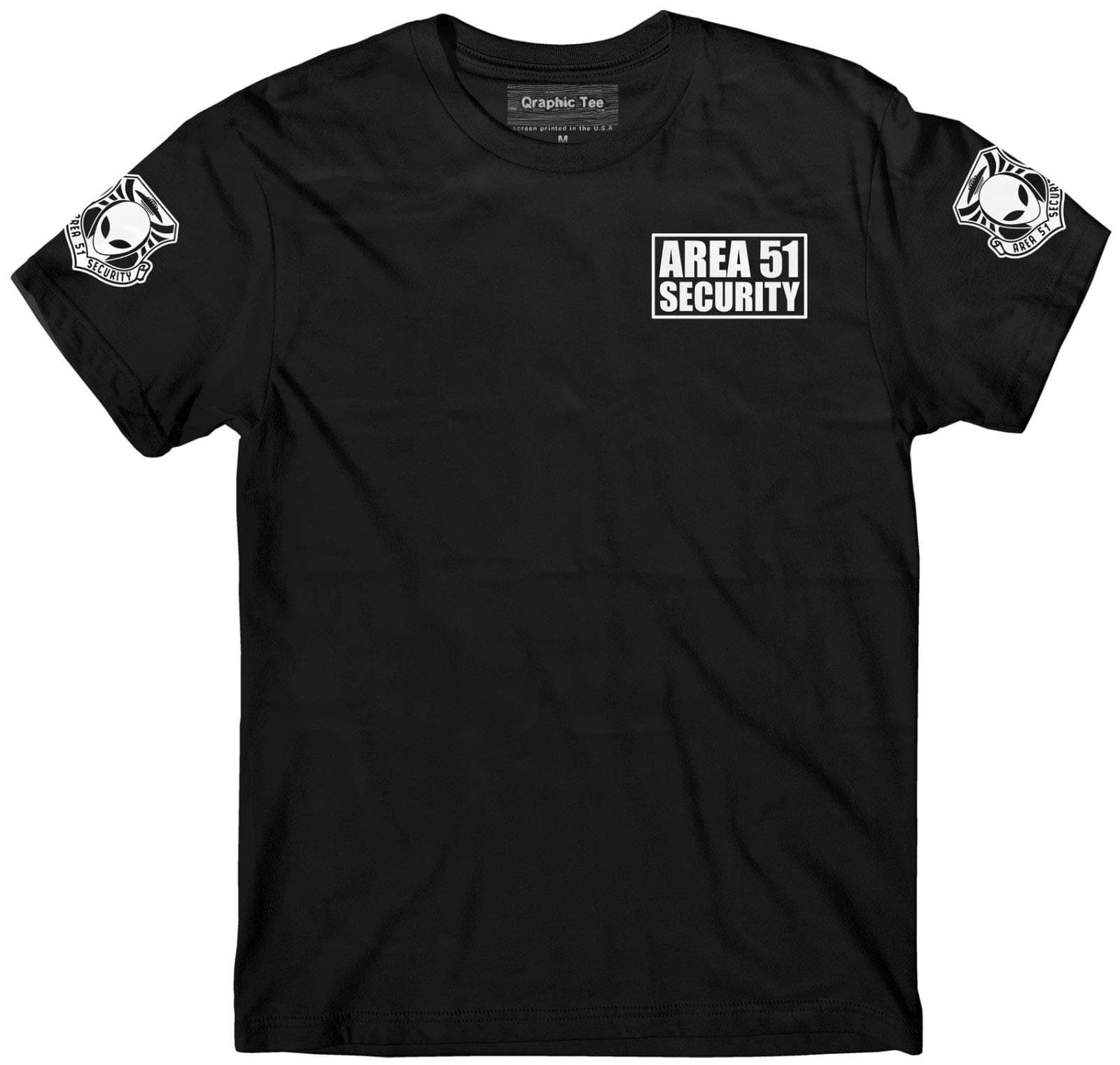 Smart People ClothingArea 51 Security t-Shirt, Extraterrestrial Being, UFO, Designed and Screen Printed in Los Angeles.