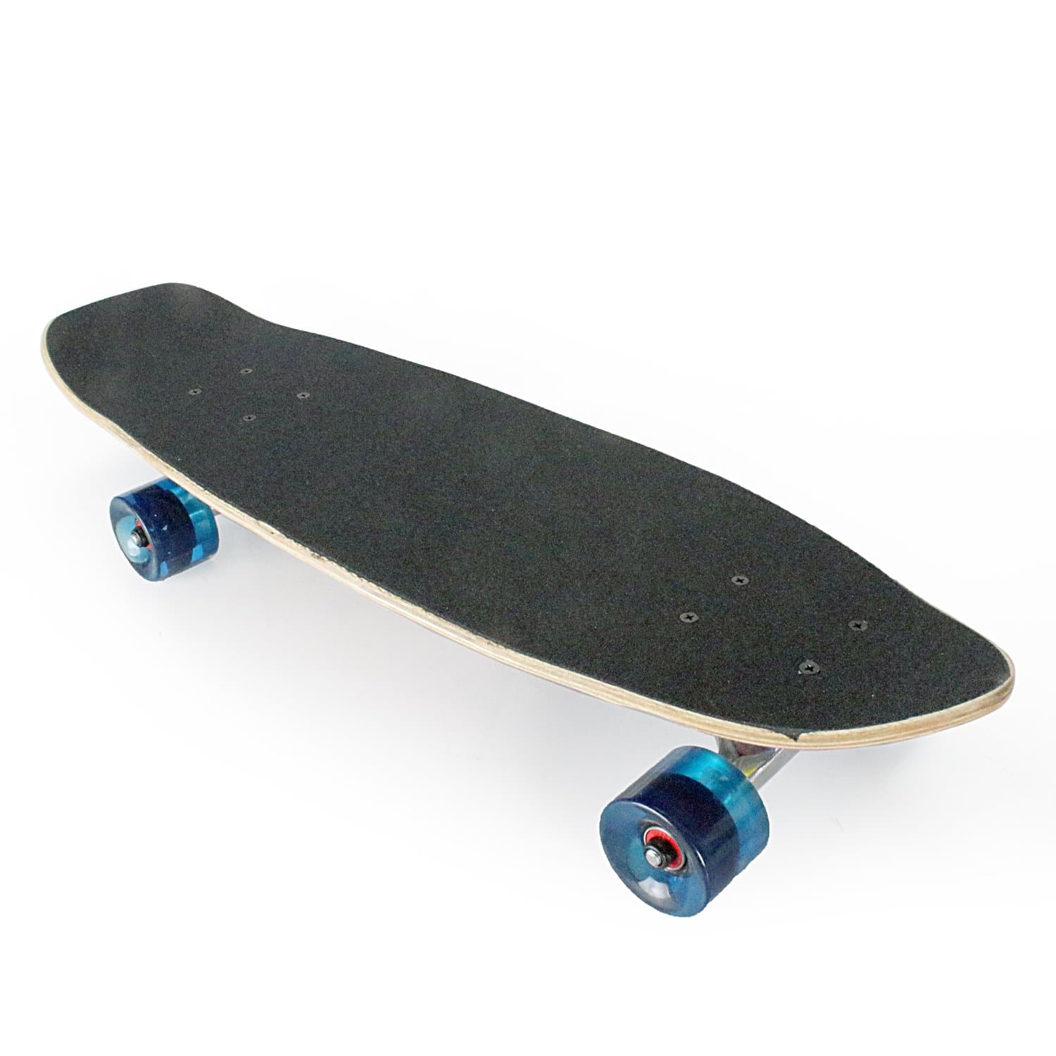 OneHype - Pro Complete Skateboard Lonesome Mermaid 27" x 8 inch Mini Crusier Classic Maple Wood Deck, Black Aluminum Trucks, Ultra Smooth ABEC 7 Bearings