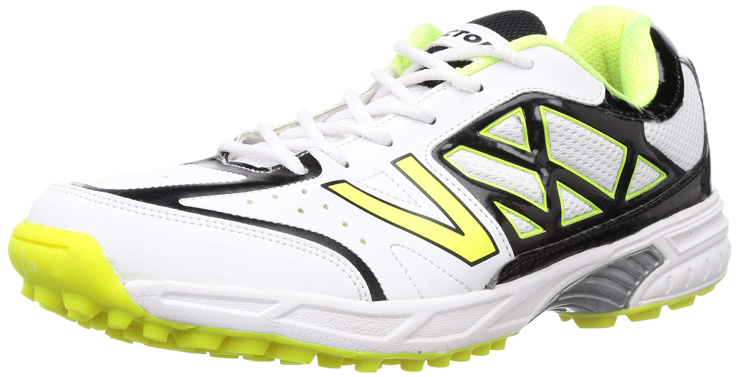 Vector XAtomic Cricket Shoes (White-Black-Green)