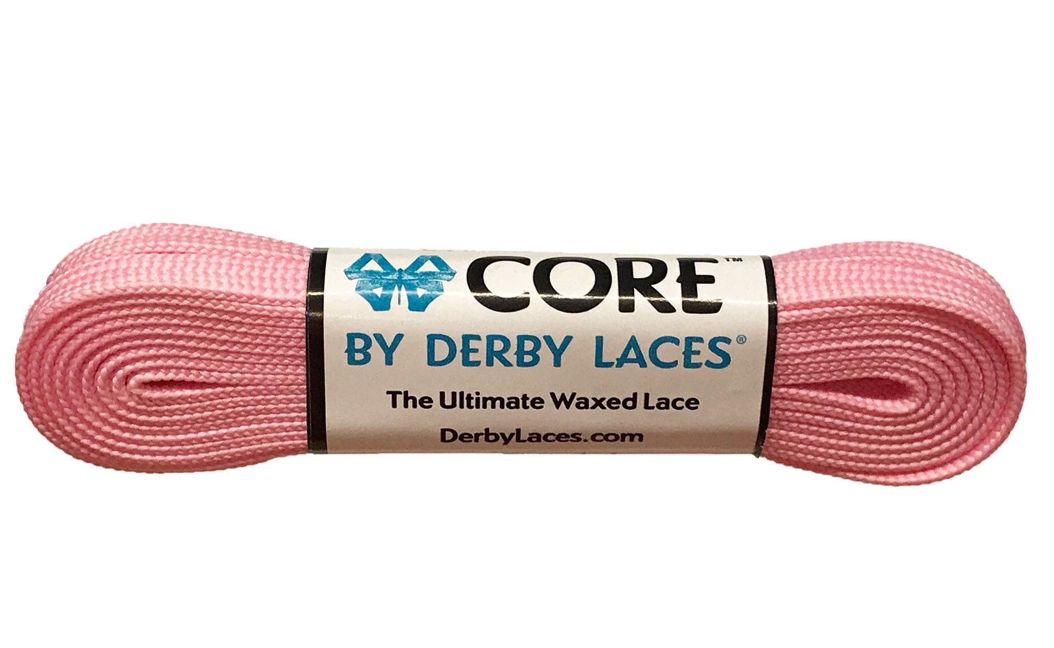 Derby LacesCORE Narrow 6mm Waxed Lace for Figure Skates, Roller Skates, Boots, and Regular Shoes