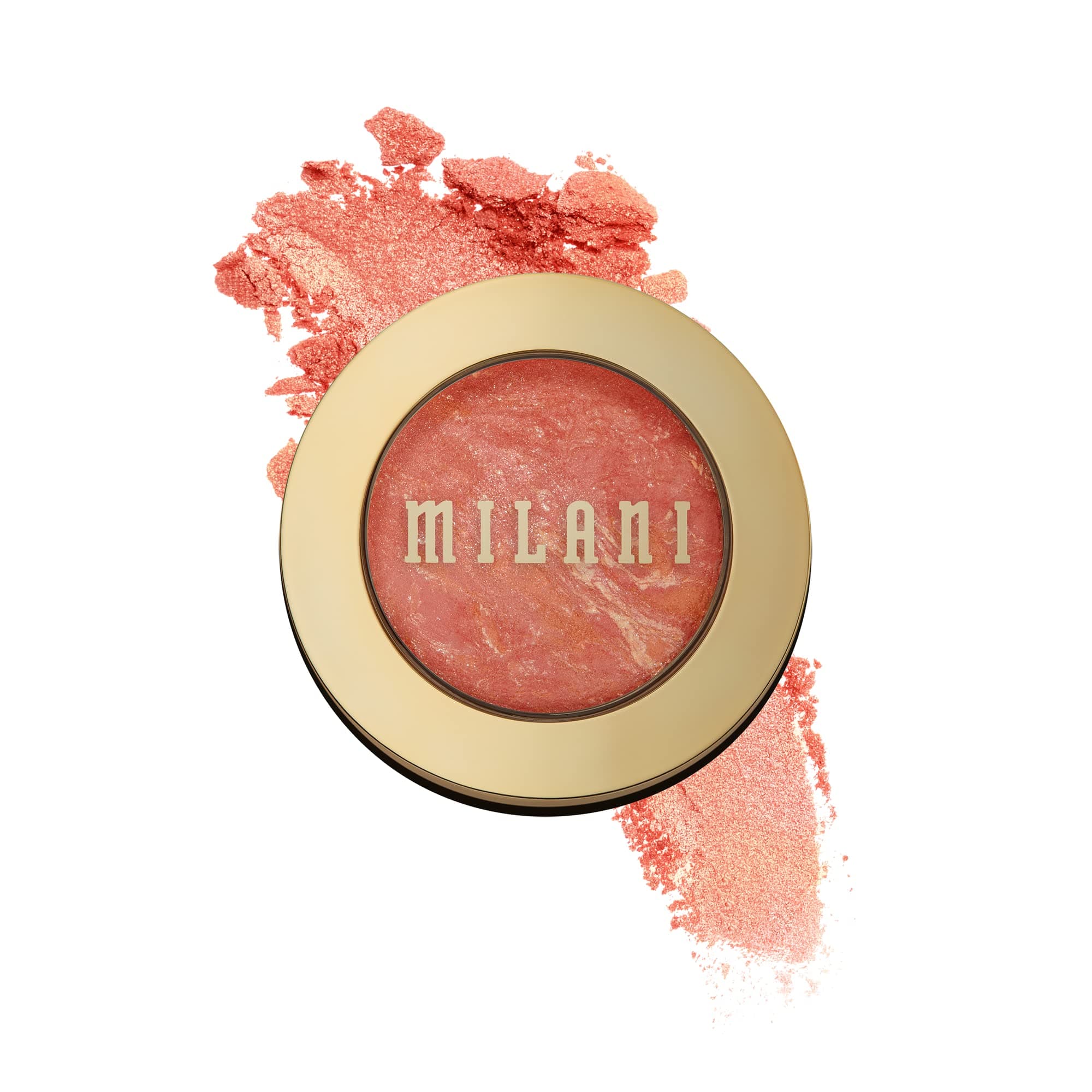 Baked Blush, Powder Blush for Cheeks, Cruelty Free Makeup - Shape, Contour & Highlight Face for a Shimmery or Matte Finish -Corallina
