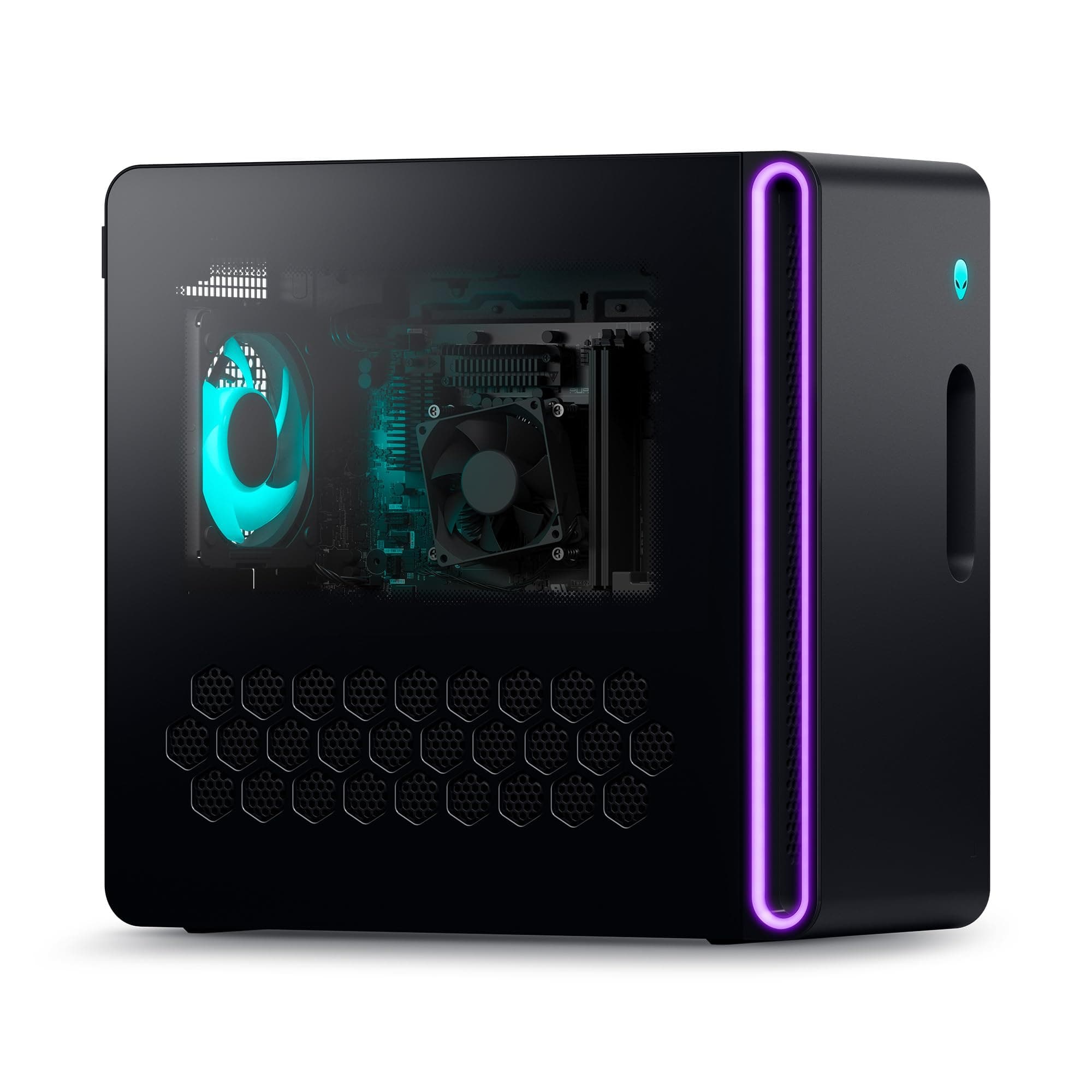 Alienware Aurora R16 Gaming Desktop - Intel Core i7 14700F, 32GB DDR5 RAM, 1TB SSD, NVIDIA GeForce RTX 4070 Super 12GB GDDR6X Graphics, Windows 11 Home, 1 Year Onsite/Home Service - Basalt Black