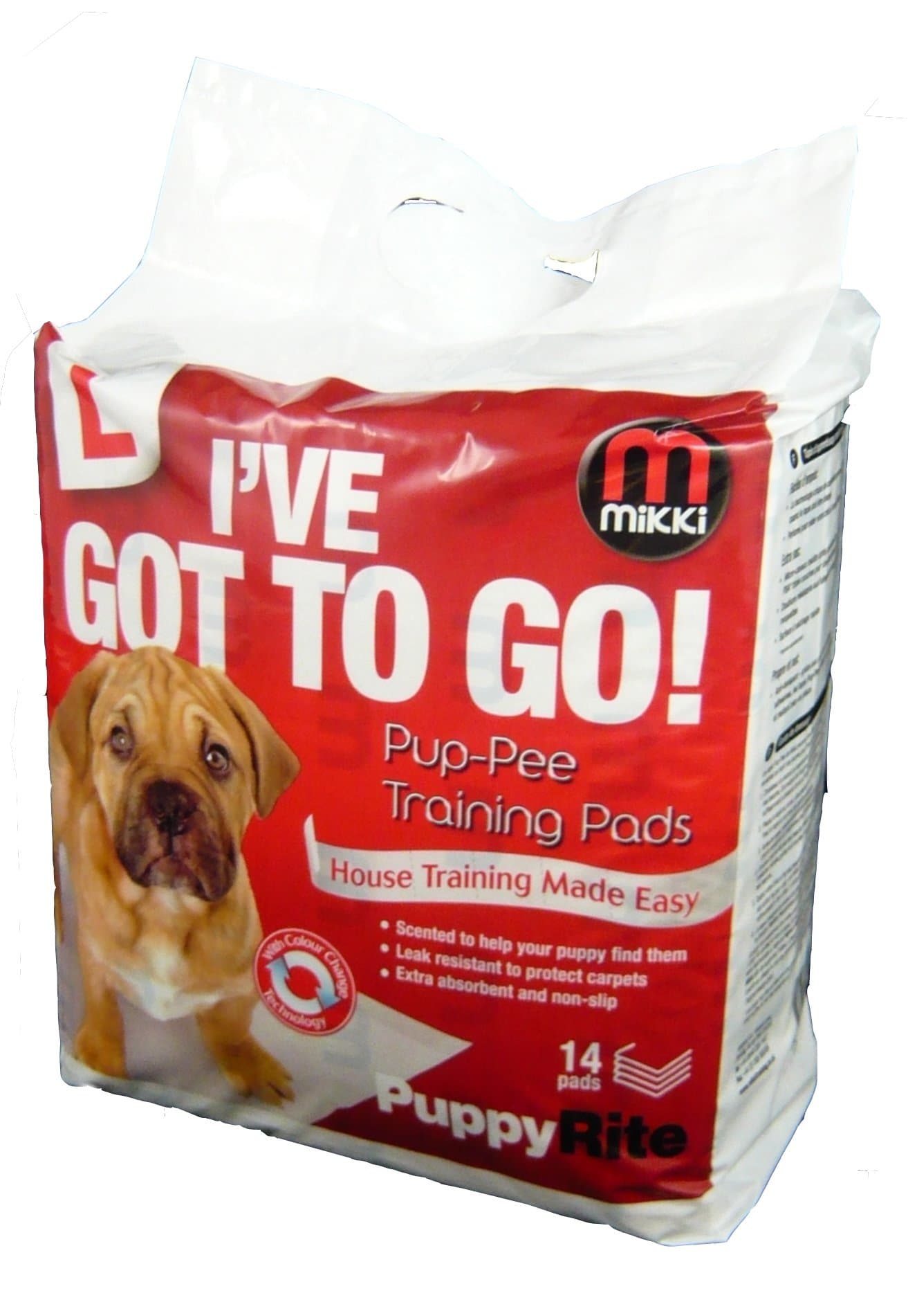 Mikki Puppy Toilet Training Pads - Pup-Pee Pads 14 Pack