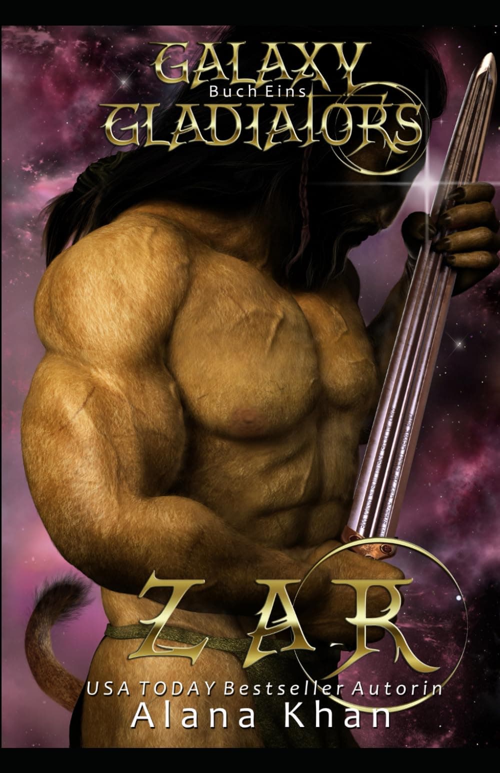 Zar: Alien Krieger Romanze (Galaxy Gladiators Alien-Entführungsroman) Paperback – 28 Sept. 2023