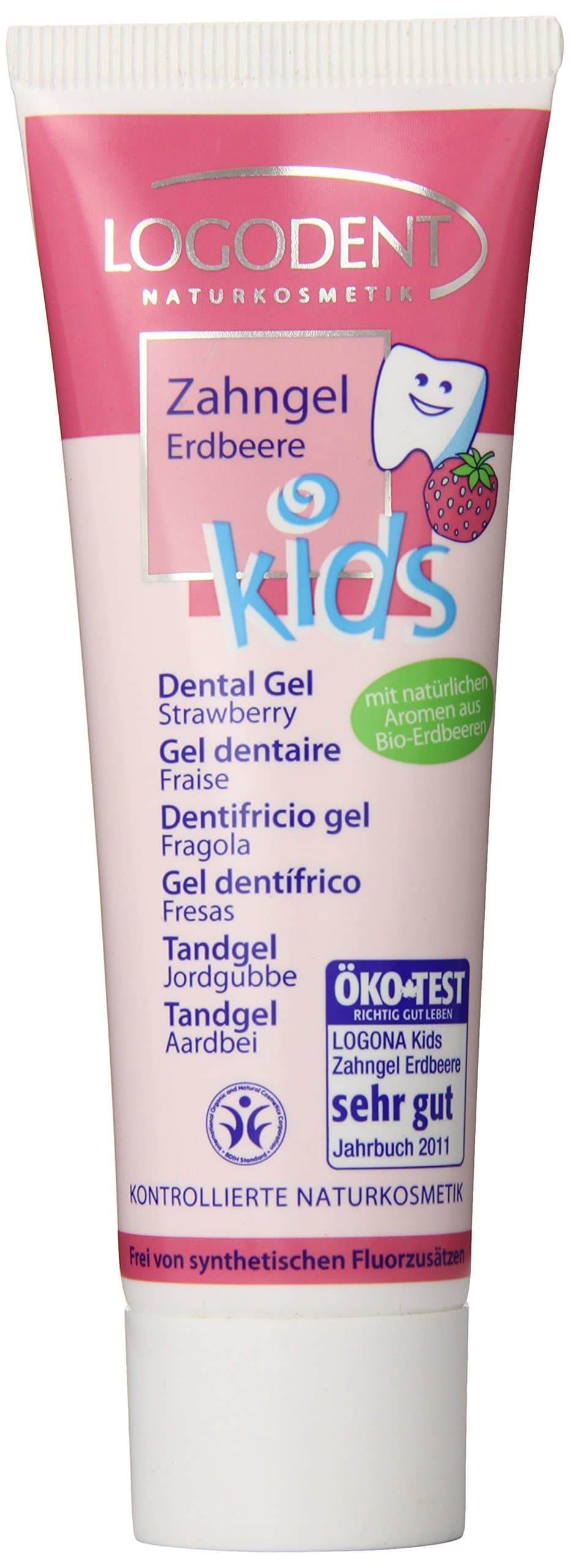 Lagona Kids Dental Gel, Strawberry, 1.69 Ounce