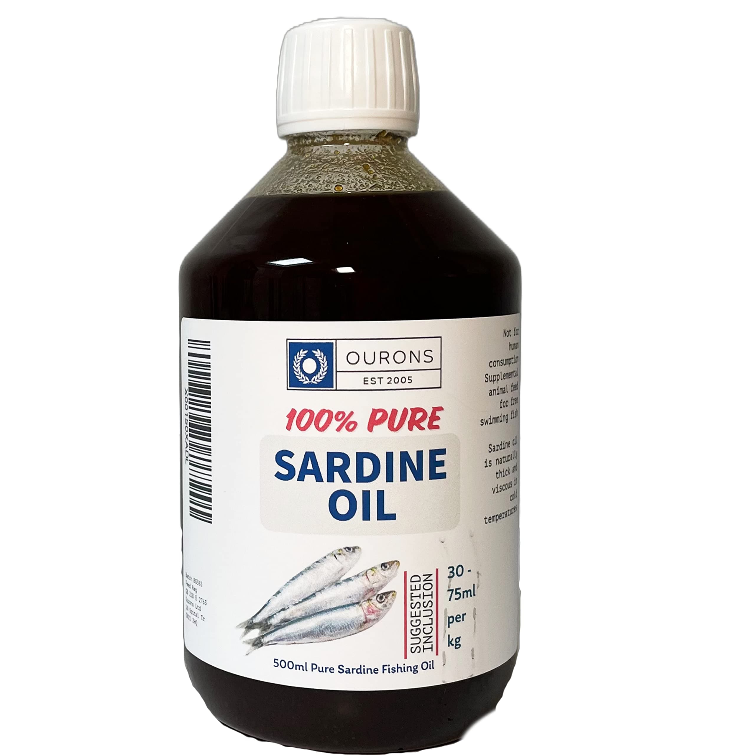 Pure Sardine Oil for Baits and Feeds 500ml