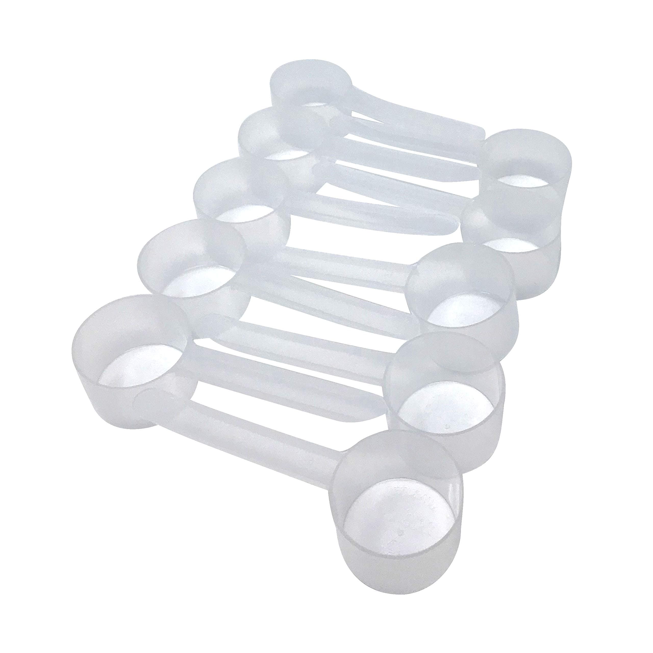 4 Teaspoon (20 mL) Long Handle Scoop for Measuring Coffee, Pet Food, Grains, Protein, Spices and Other Dry Goods (Pack of 10)