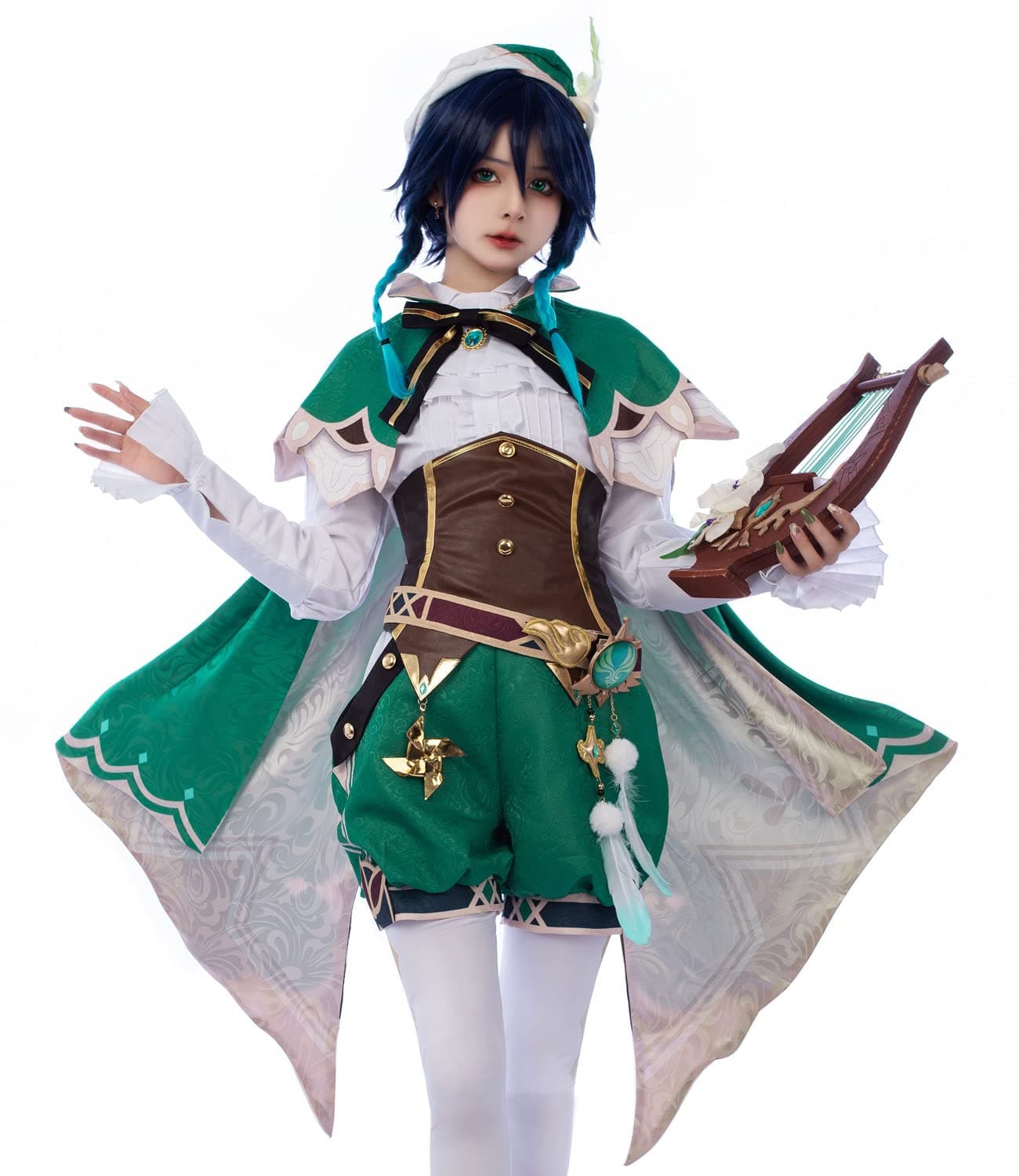 CosfunWomen Game Genshin Impact Venti Cosplay Costume Genshin Impact Venti Cosplay Costume