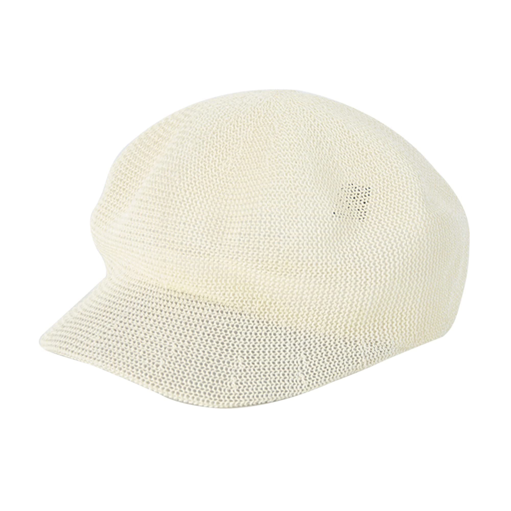 Felice AnnWomen Summer Straw Woven Sun Hat Visor Beret Cabbie Painter Hat