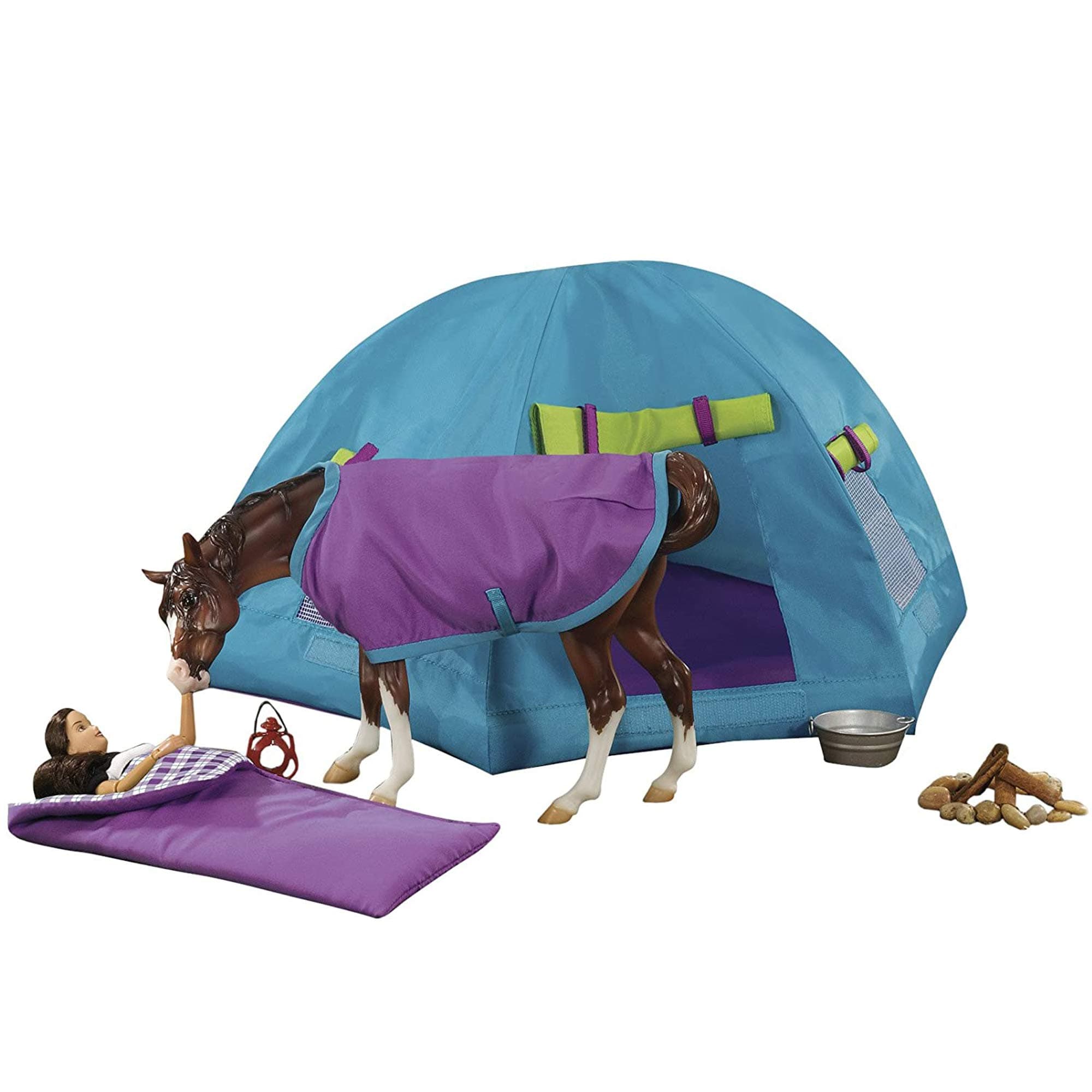 Horses Traditional Series Accessory | Backcountry Camping Set | Horse Toy Gift Set | Model #1380 (1:9 Scale),Multi-colored