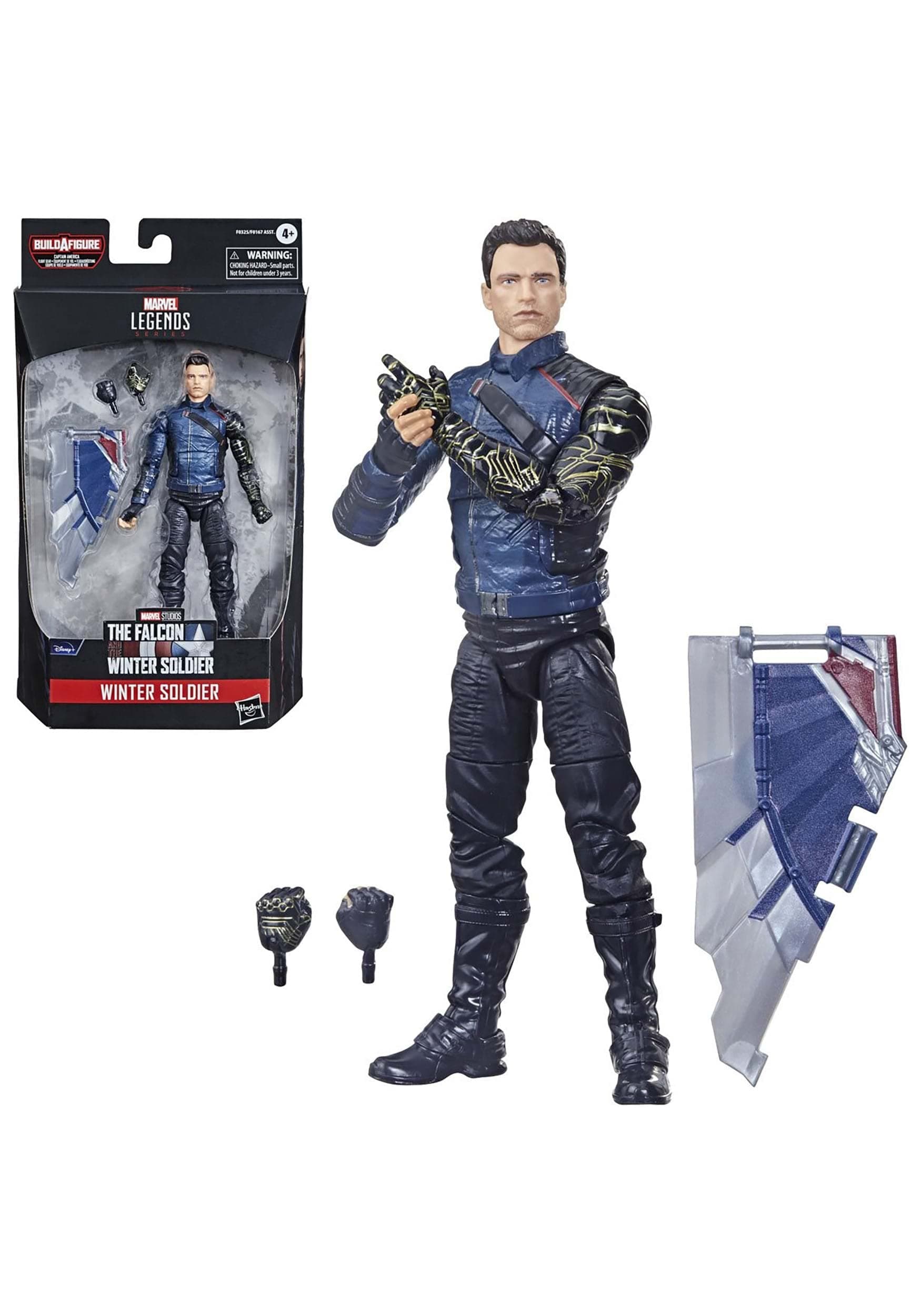 Marvel Legends Series Avengers 6-inch Action Figure Toy Winter Soldier, Premium Design and 2 Accessories, for Kids Age 4 and Up