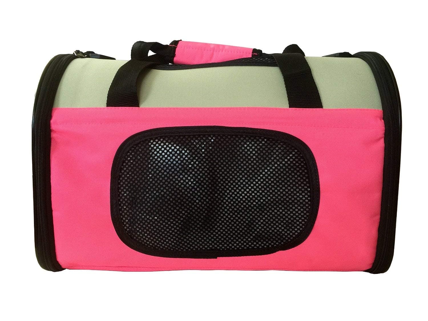 Portable Soft Sided Airline Approved Dog Carrier Pet Travel Bag Pet Home Comfortable Pink Carrier for Cats, Puppies and Small Animals