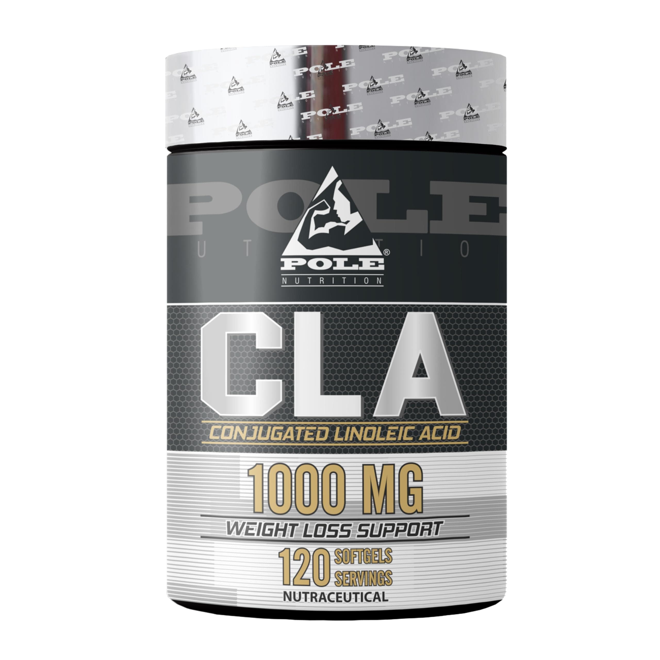 Pole Nutrition CLA - Conjugated Linoleic Acid Weight Loss Support | 1000mg, 120 Softgels | Natural Fat Burner for Enhanced Fitness Goals