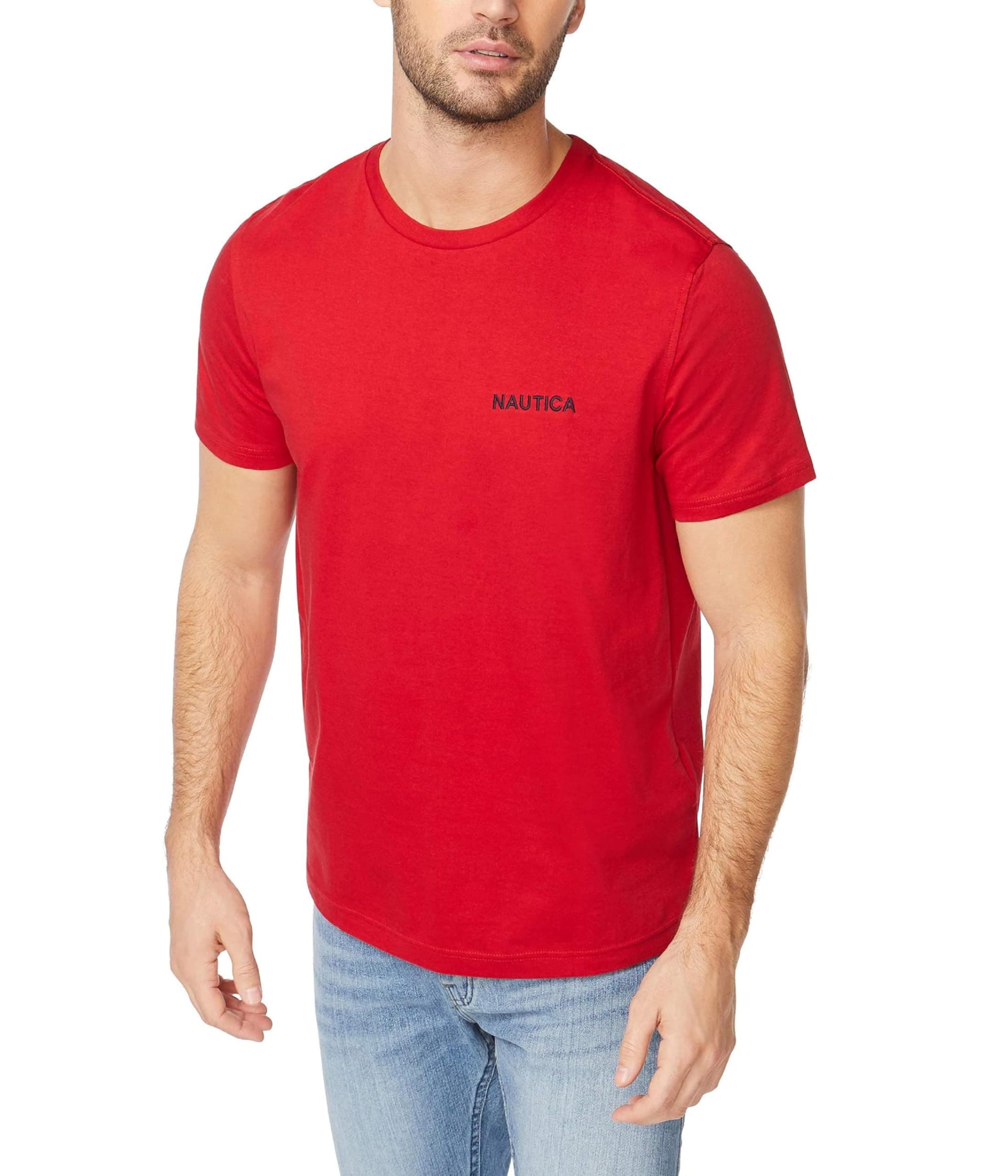 Short Sleeve Solid Crew Neck T-shirt Shirt