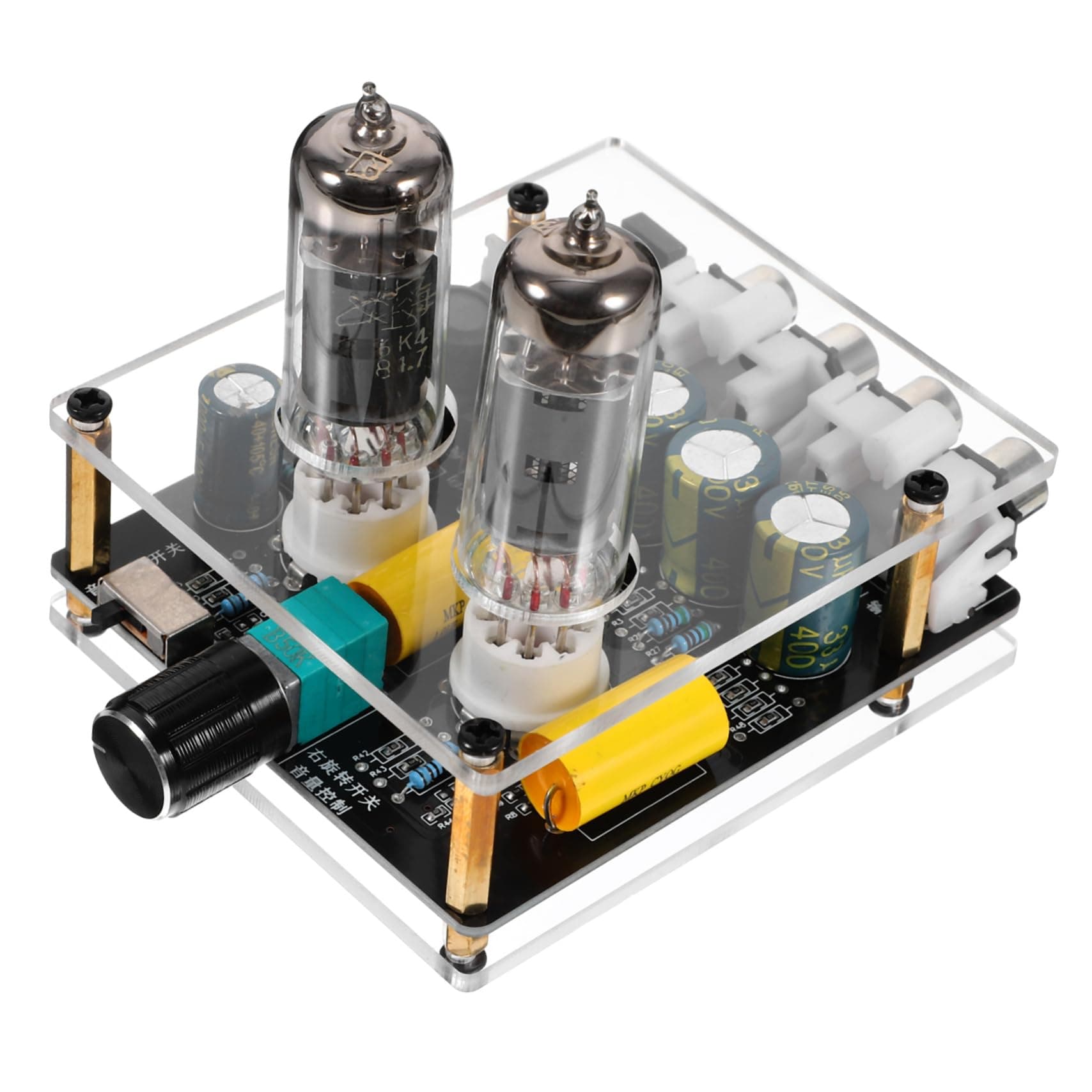 Tube Preamp Vacuum Valve Phono Preamp for Turntable HiFi Sound System Pre for Home Theater Stereo Preamp Tube Board for Record Player