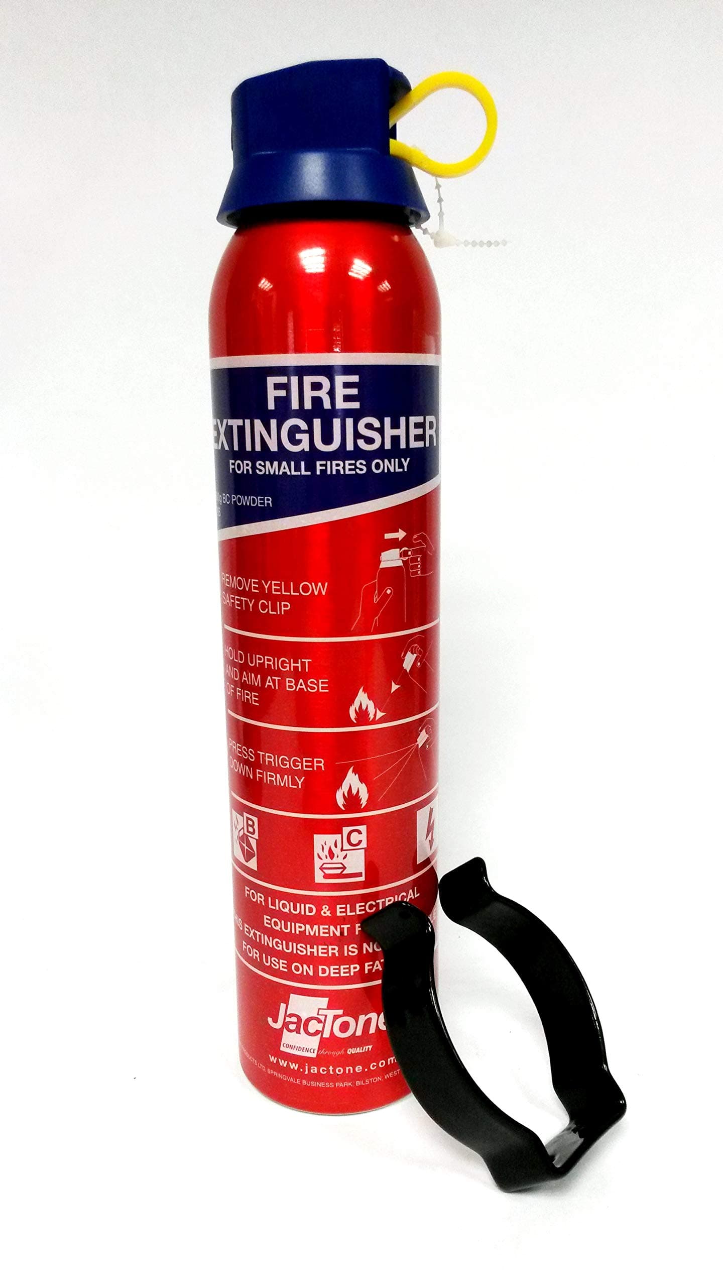 600g BC Powder Fire Extinguisher for Home, Caravan, Car, Taxi, Boat by Midland Fire On-Line