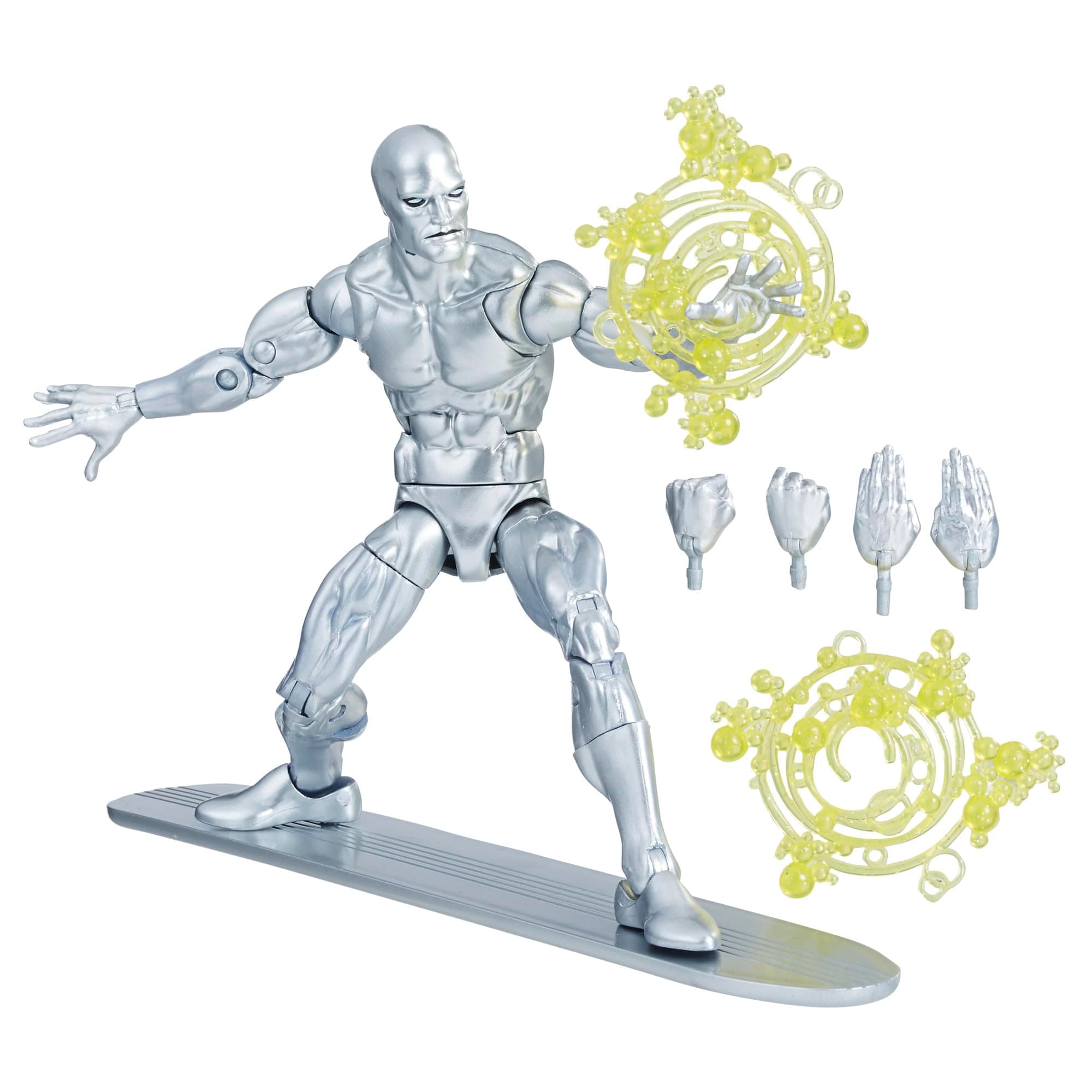 Legends Series Silver Surfer, Comics Collectible 6-Inch Action Figure with Board Accessory