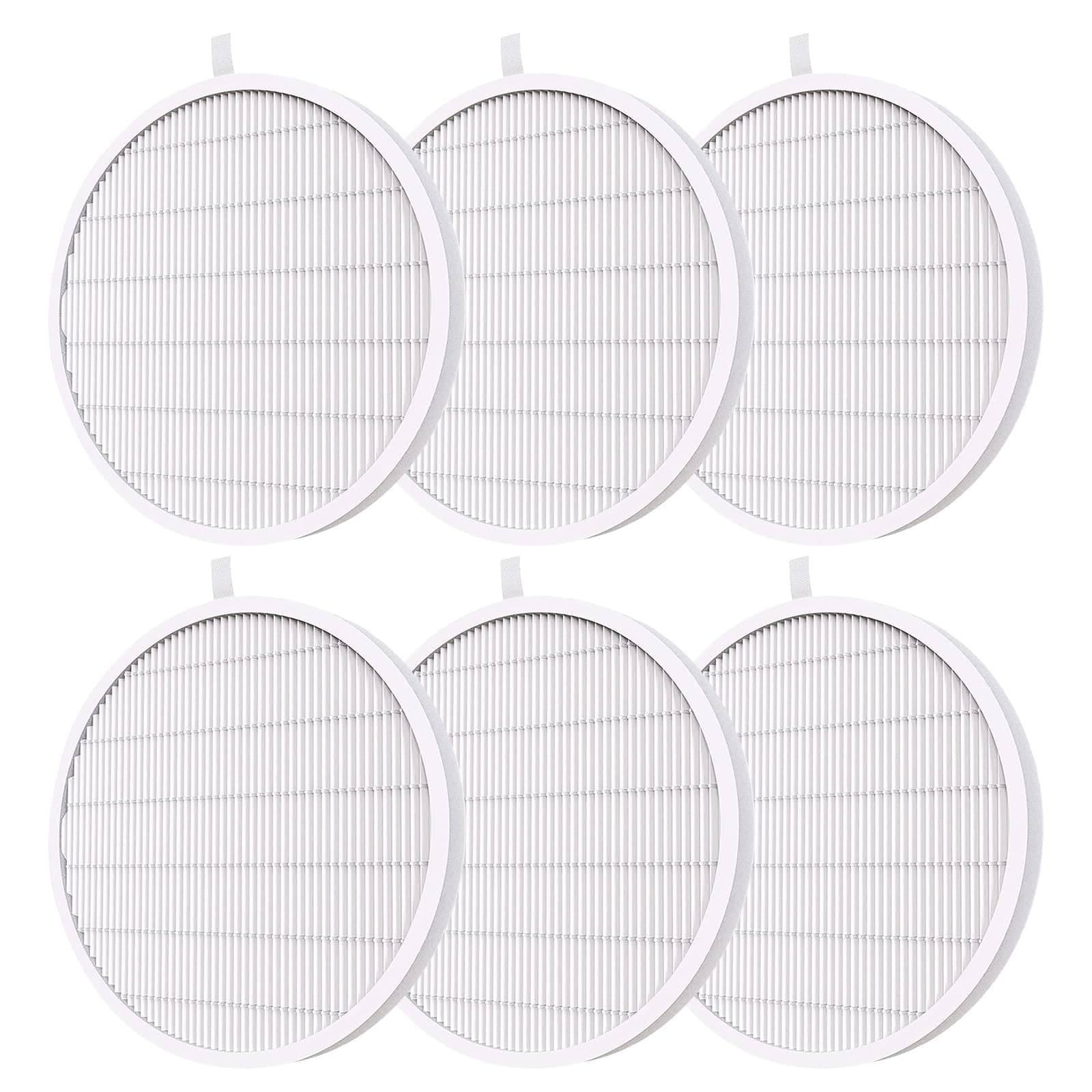Nail Dust Collector Replacement Filter 6 Pack, Reusable Dust Filter for MelosySusie Nail Dust Collector Vacuum Fan Dust Collector Extractor Electric Dust Suction Machine