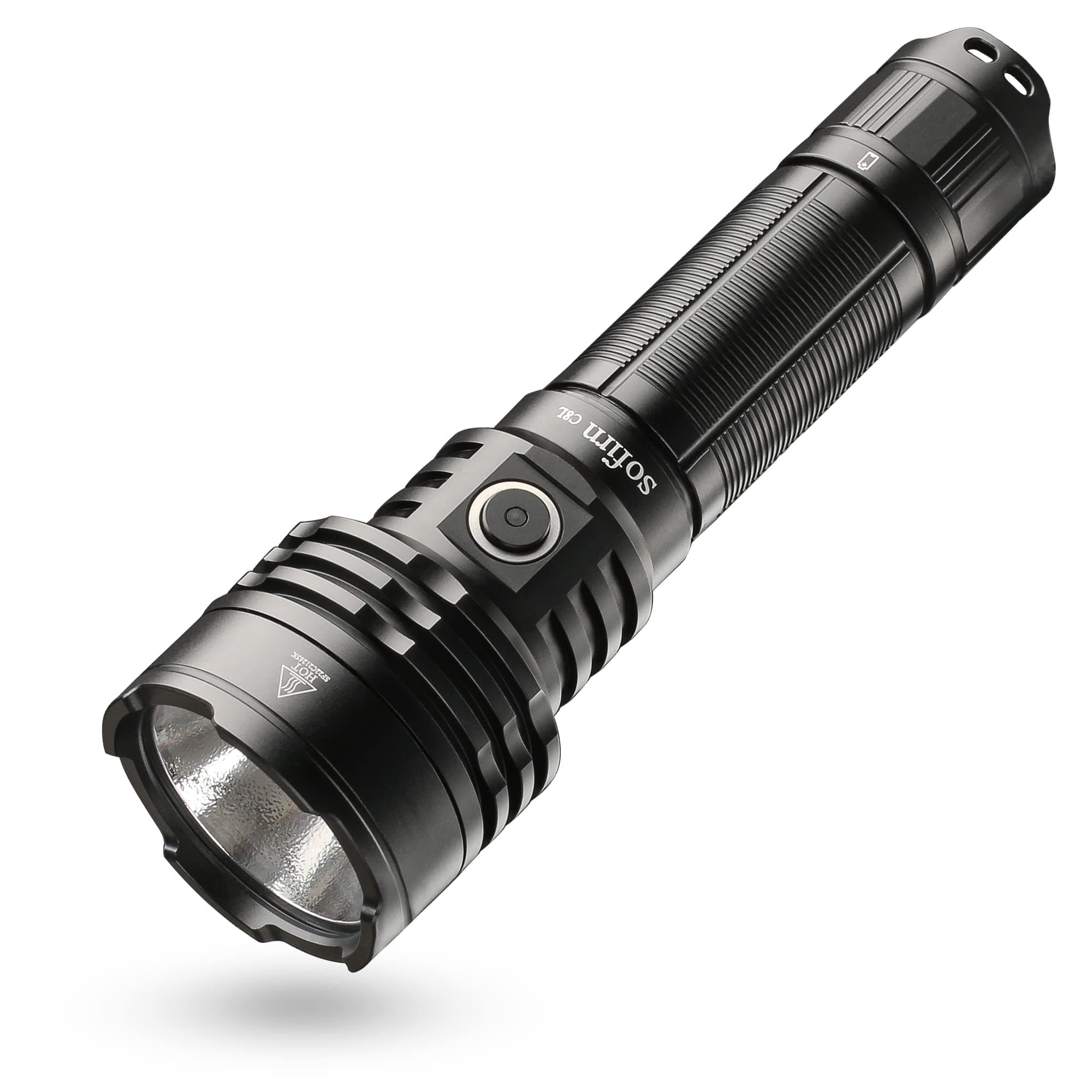 C8L Rechargeable Flashlight with 3100 Lumens, Tactical Flashlight Up to 531m, IPX8 Waterproof, for Emergency, Heavy Duty, Search and Outdoor Use