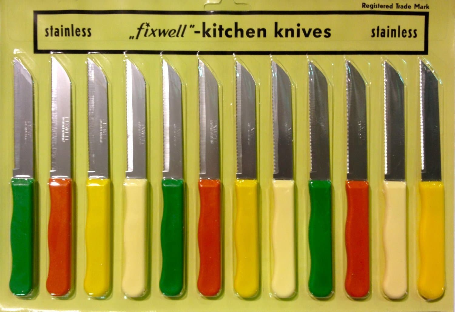 2 X Fixwell 12-Piece Stainless Steel Knife Set by Nexxa
