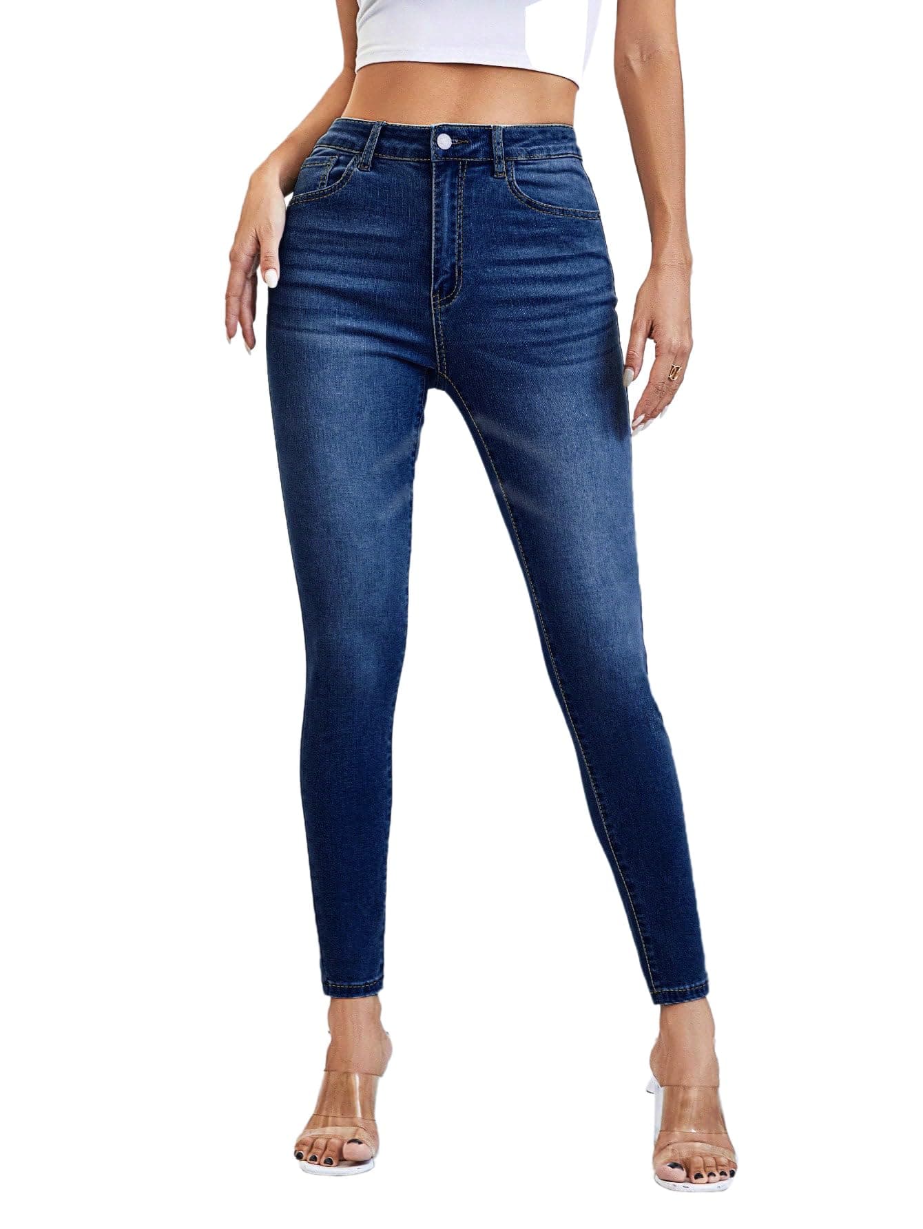 TOPLOTSkinny Fit Jeans for Women