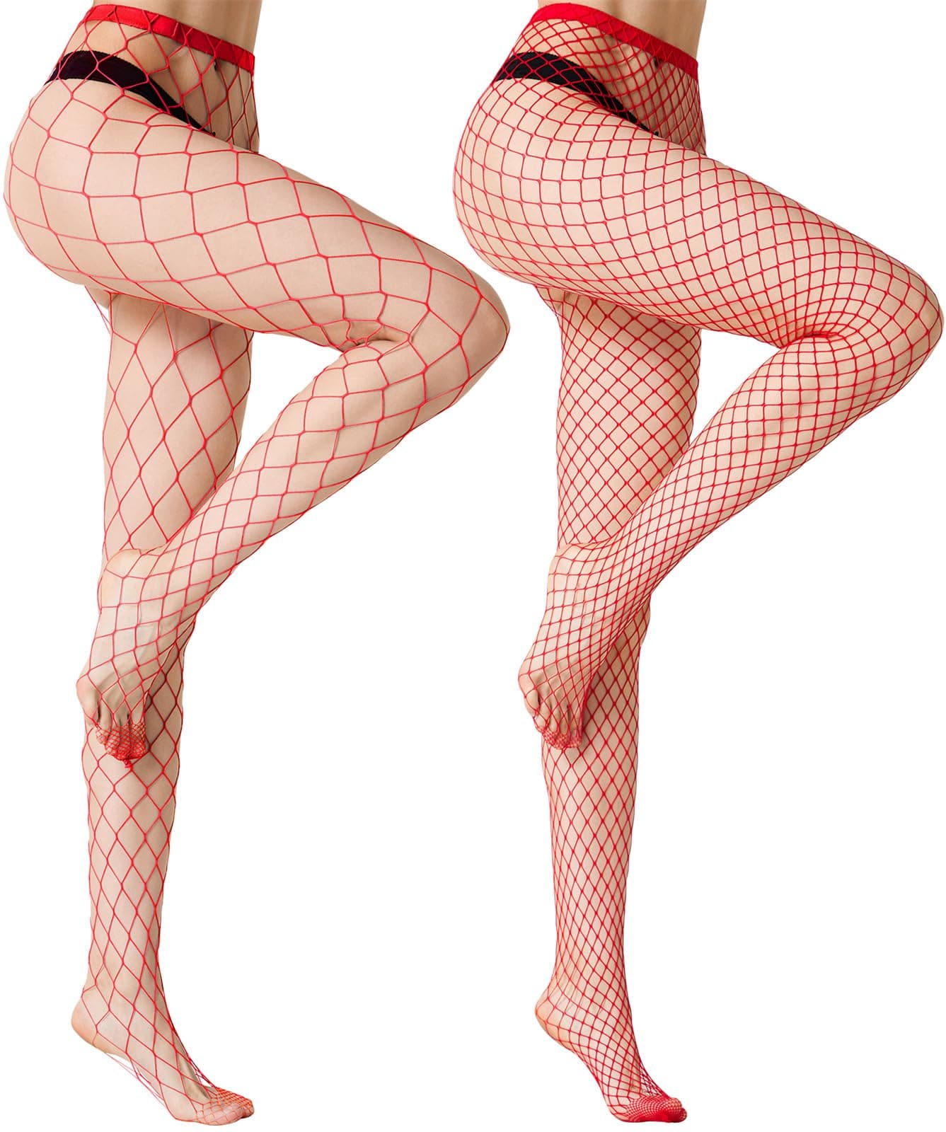 Women's Fishnets Tights High Waist Stockings Party Thigh High Pantyhose