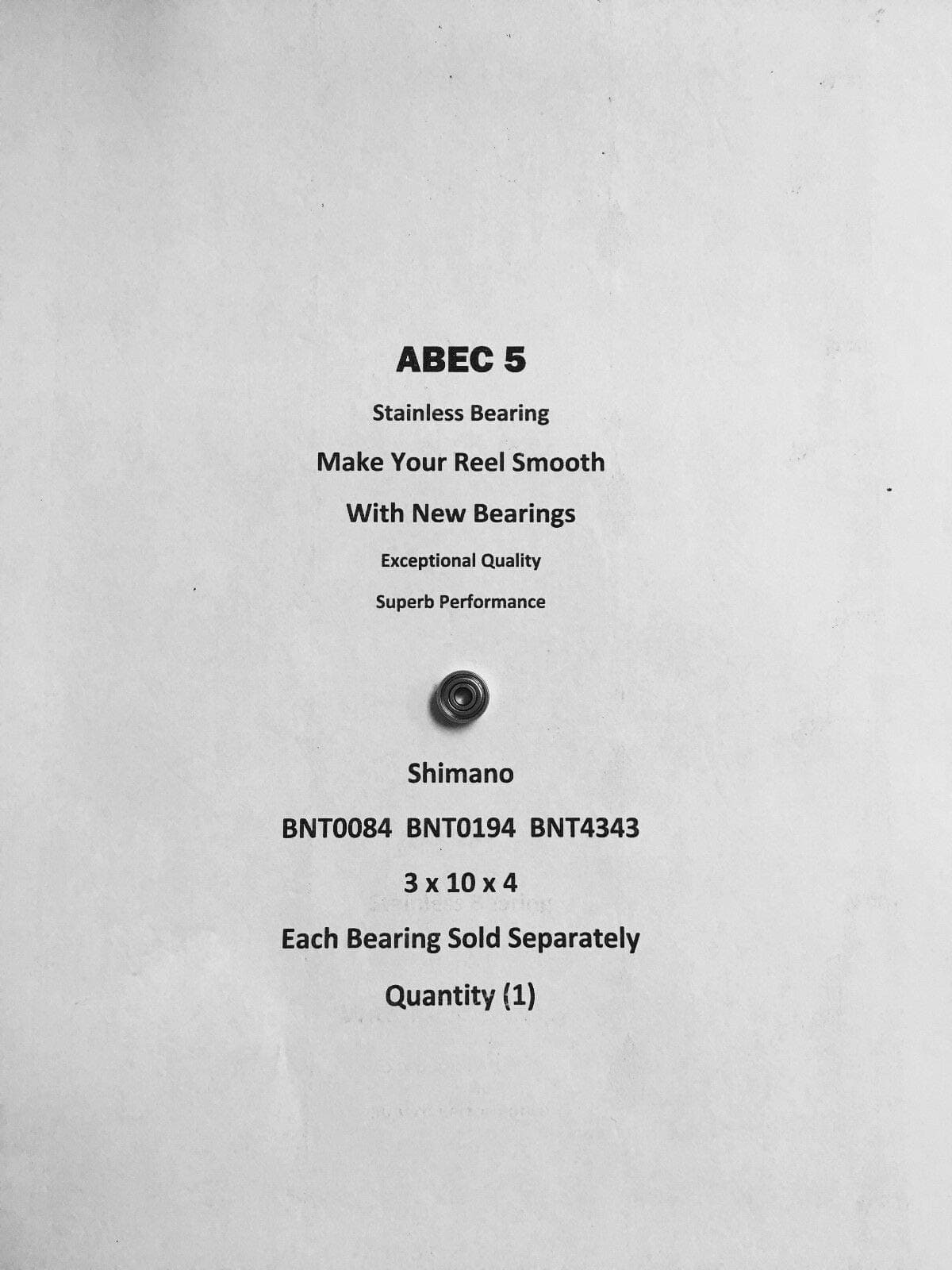 SHIMANO Curado 300DSV BNT0084 BNT0194 ABEC5 Stainless Bearing 3x10x4#01