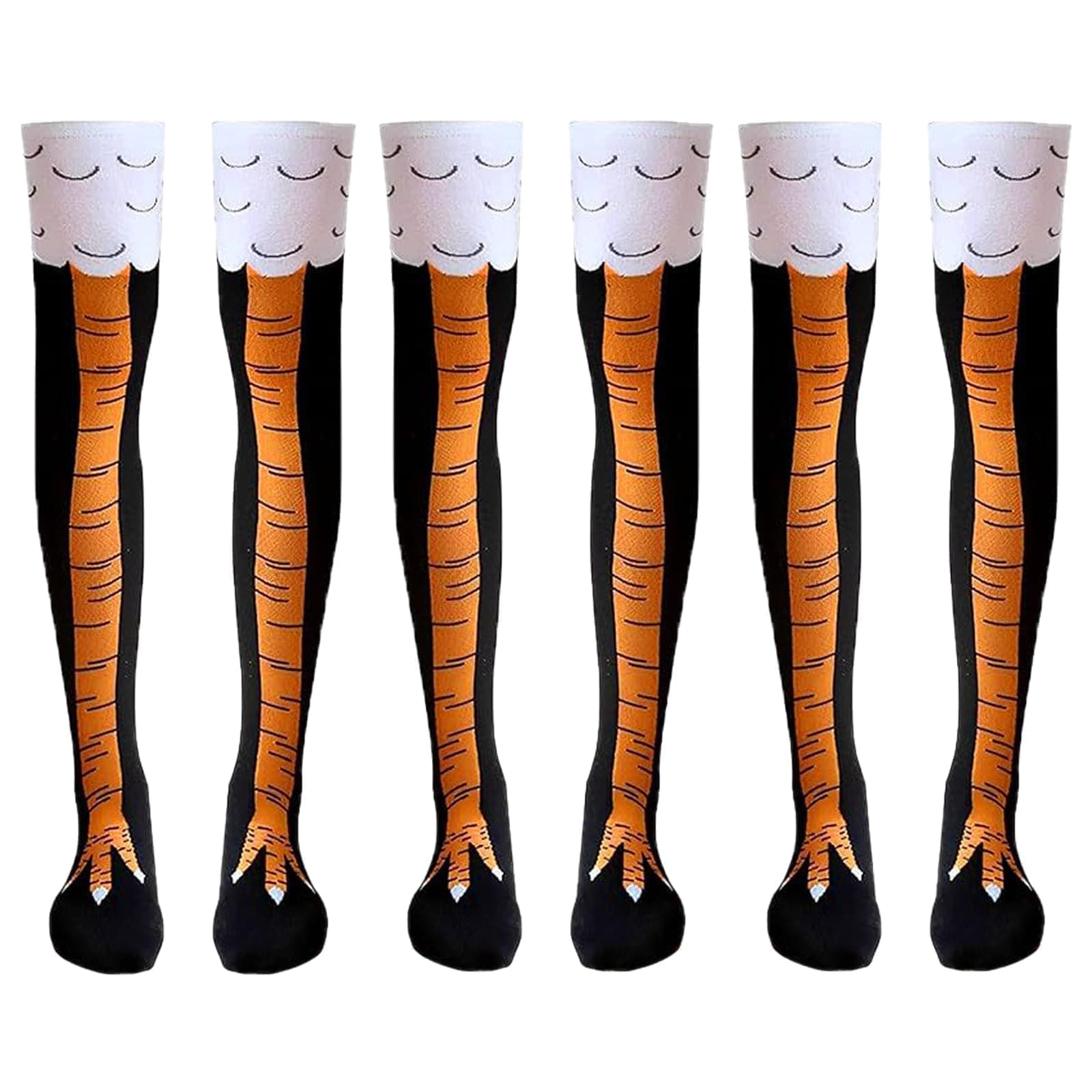 3 Pairs Chicken Leg Socks Funny Socks Women Mens Funny Socksmens Funny Socksing, Crazy SocksSuitable for Christmas Birthday Parties and Friend Gatherings, Novelty Socksfor Women Role-playing ﻿