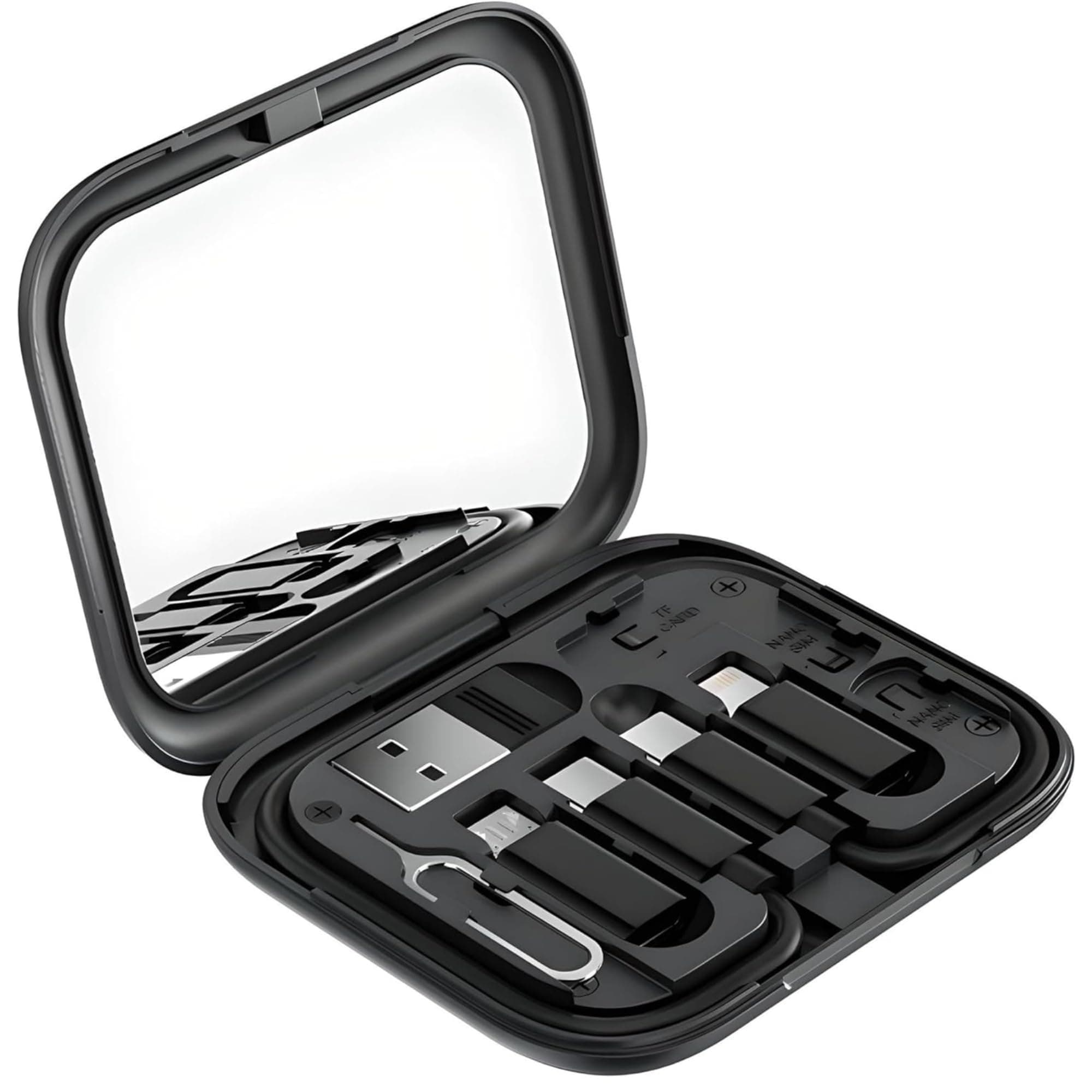 USB Type C to Lightning, Micro-USB, and USB-A Adapter Set – Multi-Adapter Charging Kit for iPhone, Samsung and More