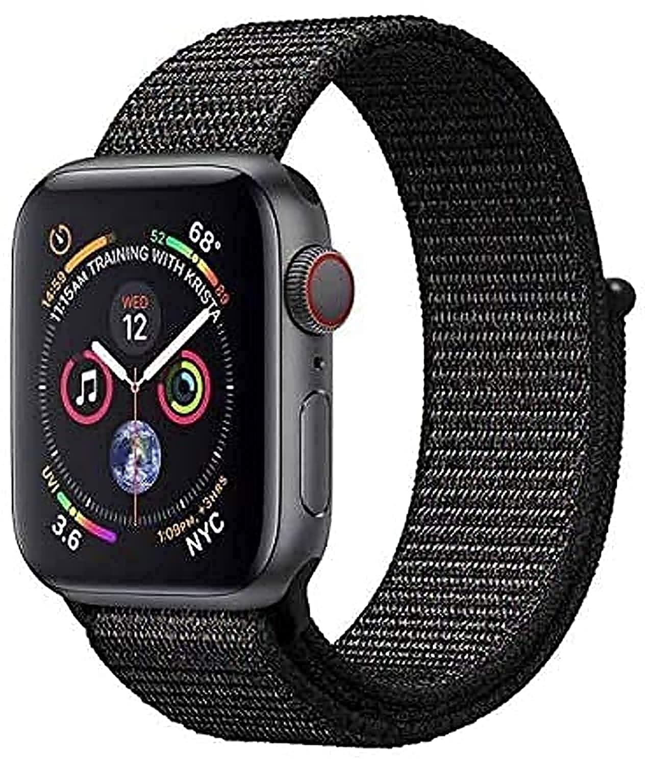 Nylon Sport Band for Apple Watch 41mm 40mm 38mm 42mm (series 10/11), Soft Replacement Strap for iWatch Series 11/10/9/8/7/6/ SE/ 5/4/3/2/1