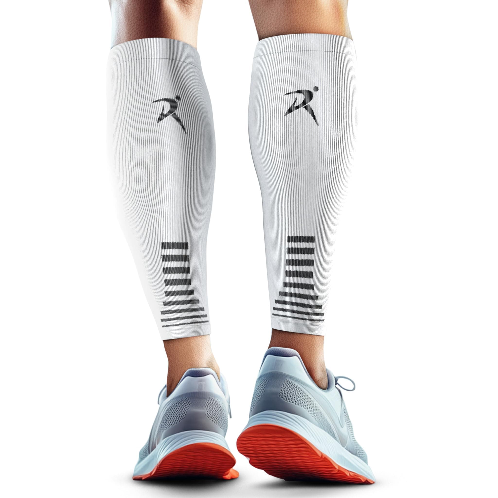 Calf Compression Sleeves Men Women - Leg Compression Sleeve Footless Socks - Shin Splint Relief Fitness Running