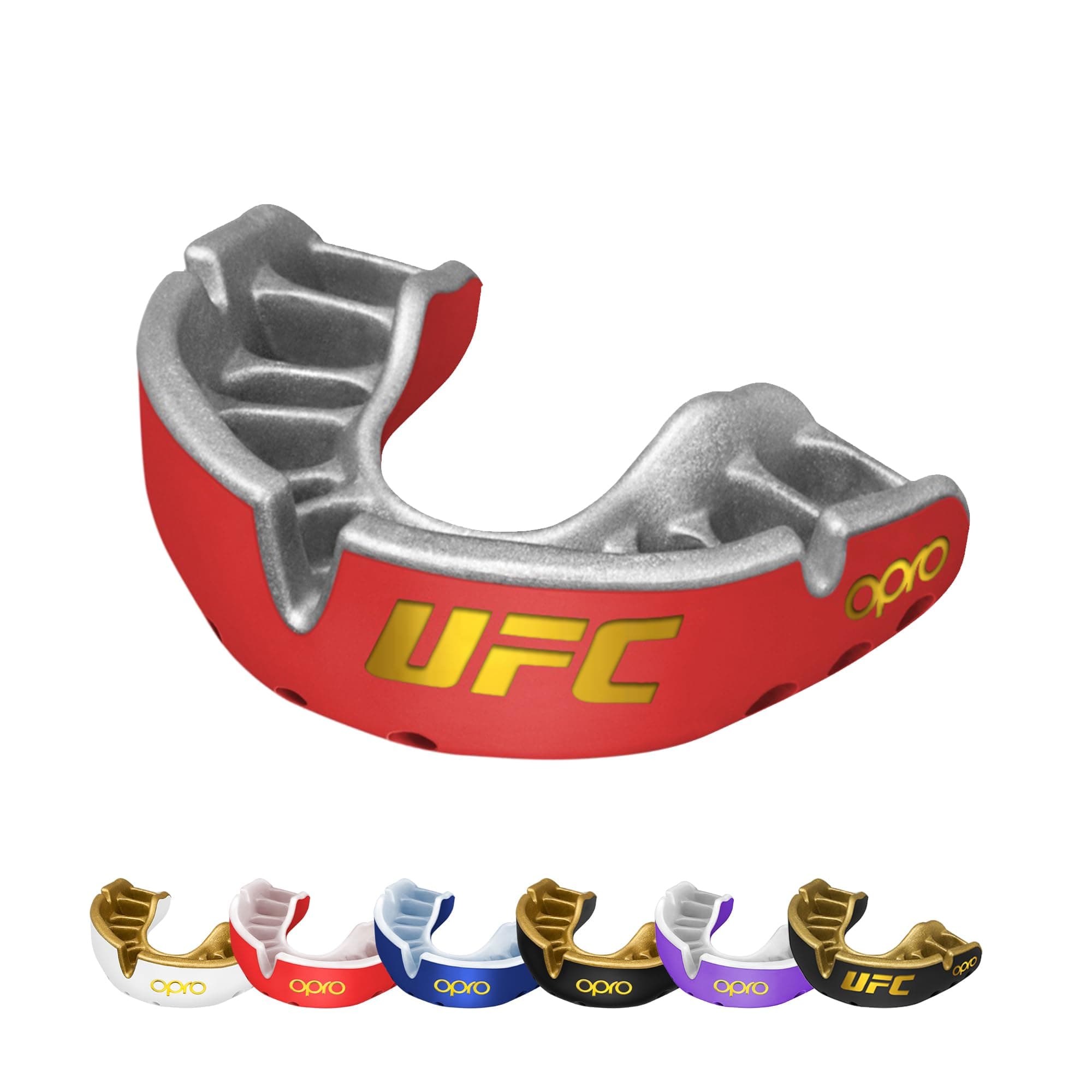 Gold Level Mouthguard Premium Fit – Gum Shield Adult and Kids – OPRO Mouth Guard Boxing and MMA, Easy Self-Fit Gum Shield Rugby and Hockey – Premium Protection with Dental Warranty