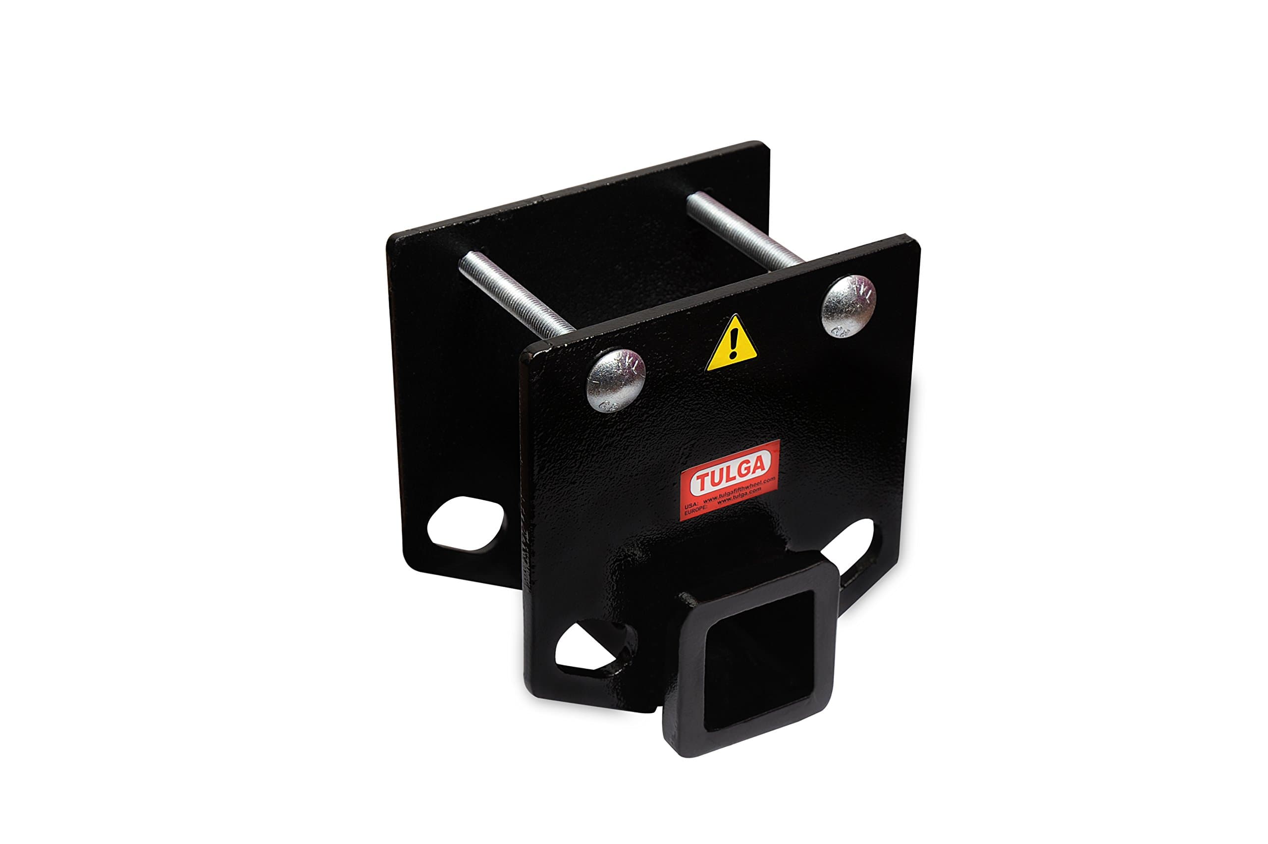 RV Bumper Hitch Receiver 2 Inch for 4 inch Bumper Beams Hitch Mount Trailer Towing Adapter for Cargo Carrier Bike Racks Towing