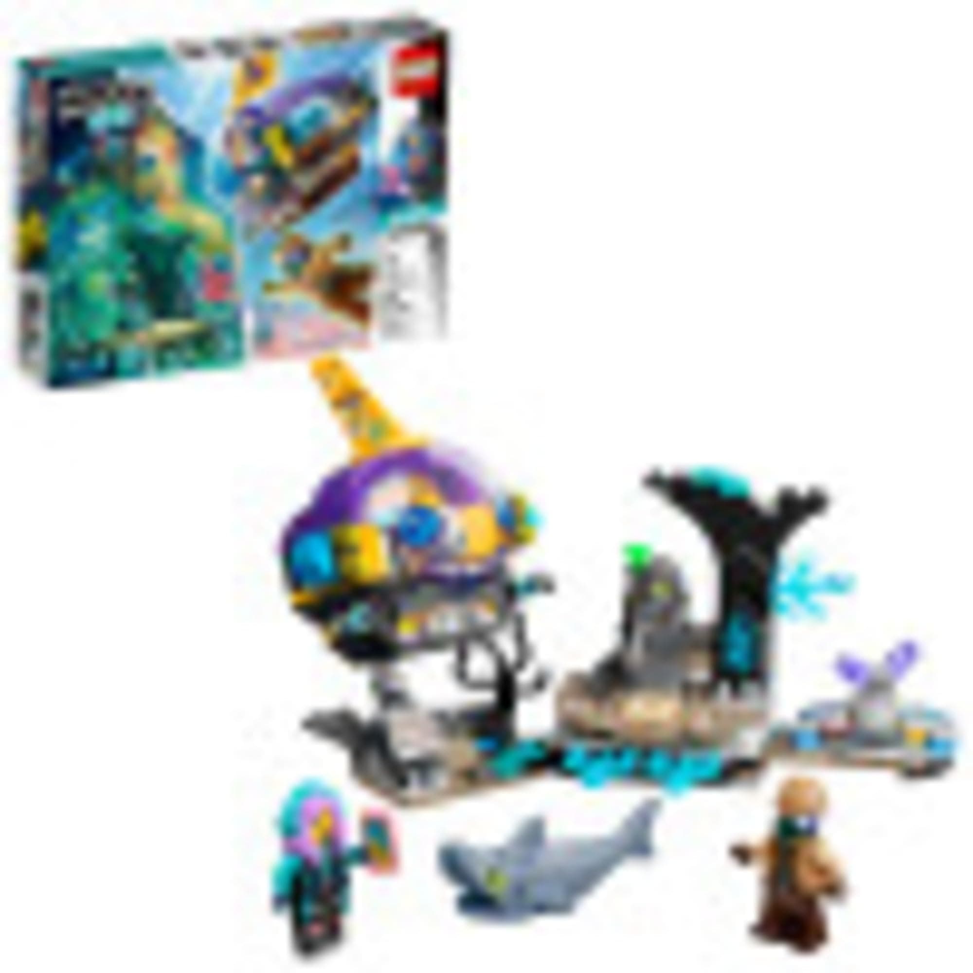 Hidden Side J.B.’s Submarine 70433, Augmented Reality (AR) Ghost Toy, Featuring a Submarine, App-Driven Ghost-Hunting Kit, Includes 3 Minifigures and a Shark Figure, New 2020 (224 Pieces)
